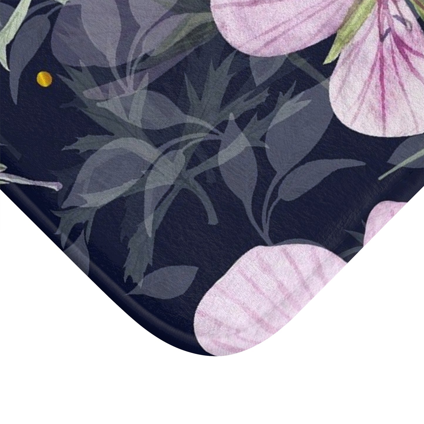 Floral Elegance Bath Mat - Soft Rug for Bathroom Decor, Home Spa, Spring Gift, Cozy Vibe