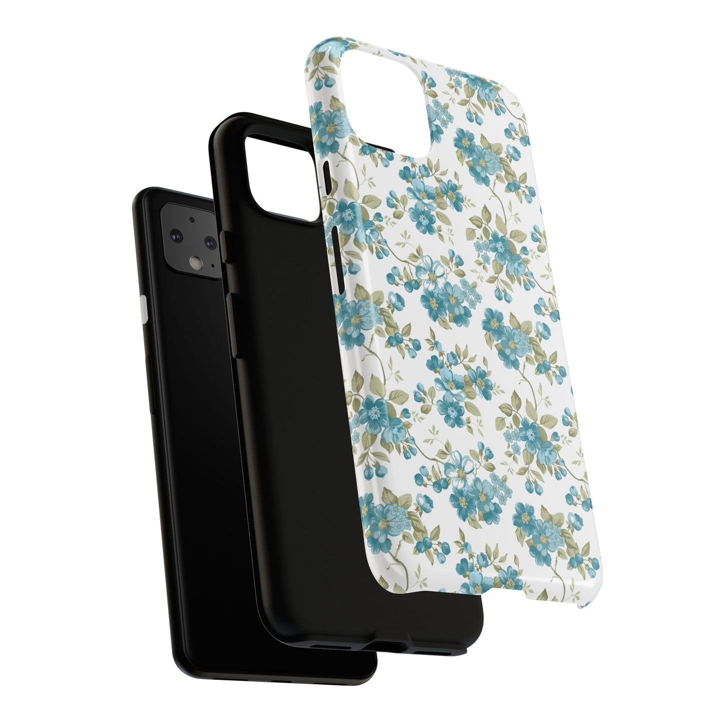 Floral Phone Case - Tough Cases, Durable Phone Cover, Cute Floral Design, Gift for Her, Trendy Phone Accessory, Spring Style
