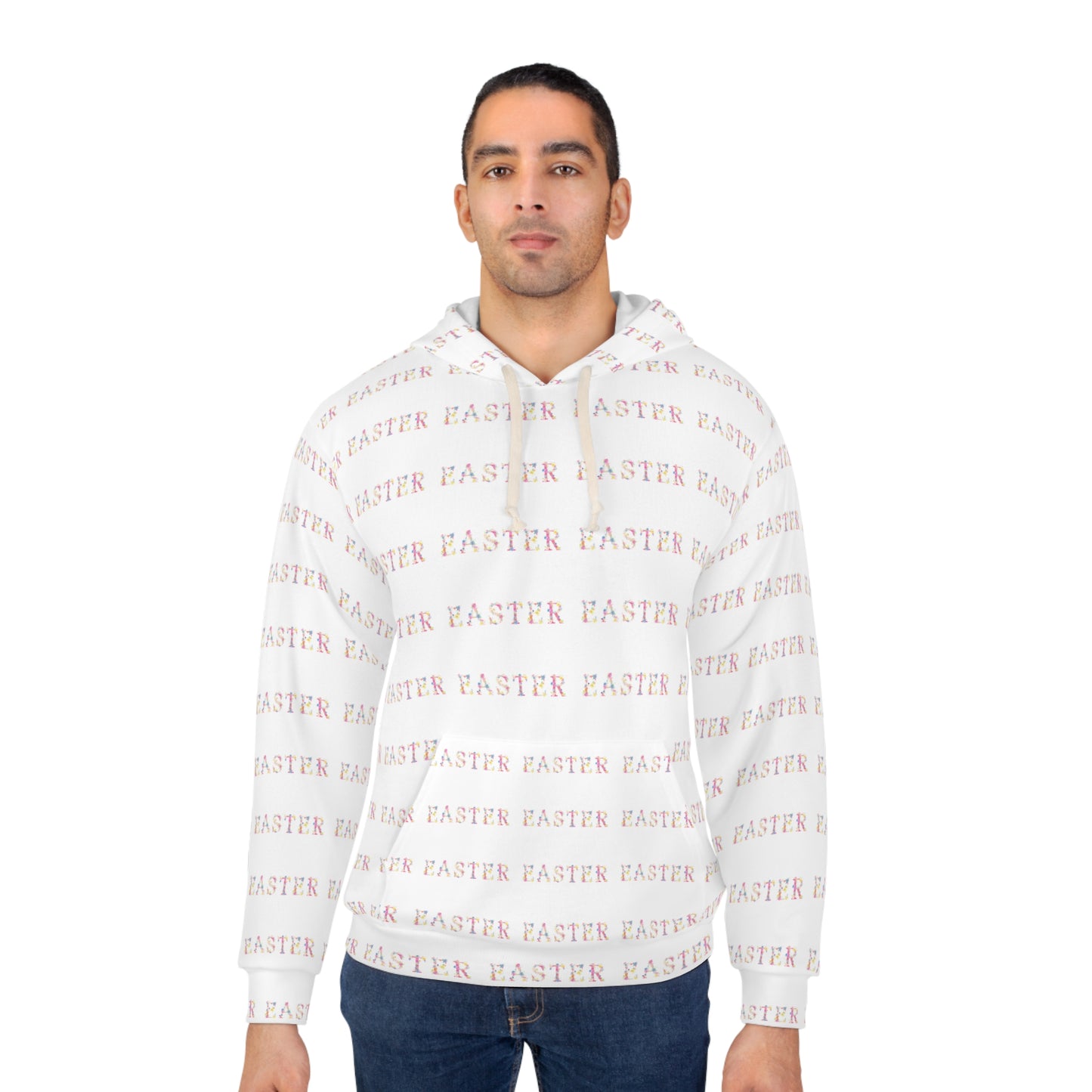 Easter-Themed Unisex Pullover Hoodie, Cozy Spring Fashion, Holiday Gift, Comfortable Casual Wear, Perfect for Easter Celebrations, Easter