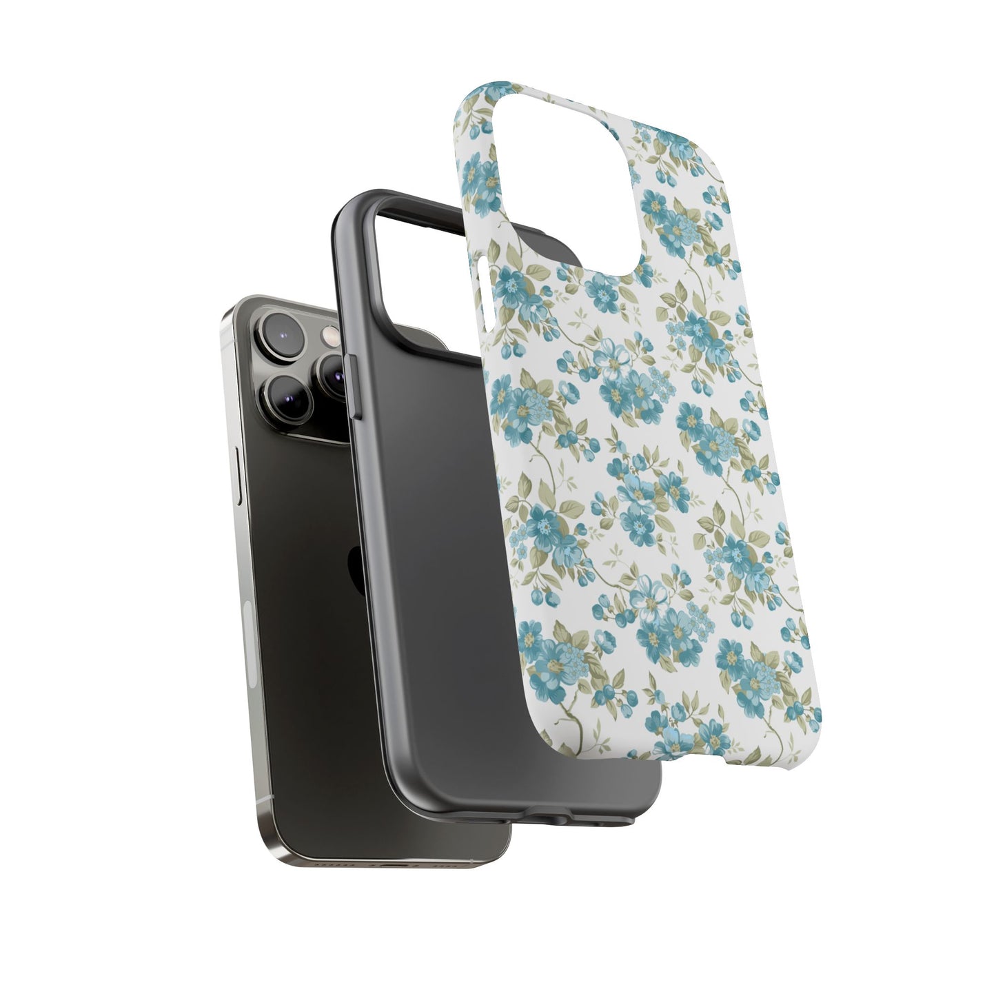 Floral Phone Case - Tough Cases, Durable Phone Cover, Cute Floral Design, Gift for Her, Trendy Phone Accessory, Spring Style