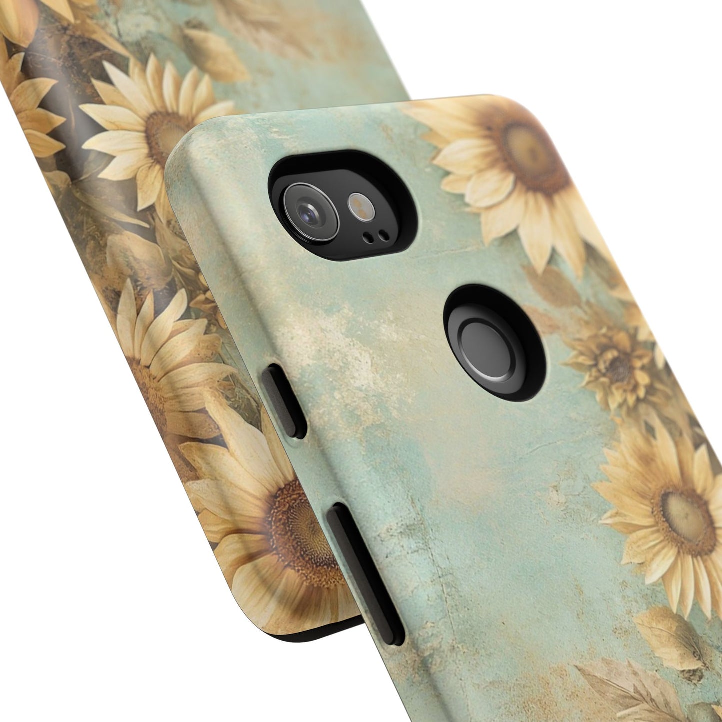 Sunflower Phone Case, Tough Shell Floral Cover, Nature Inspired Gift, Durable Protective Case, Perfect for Spring and Summer