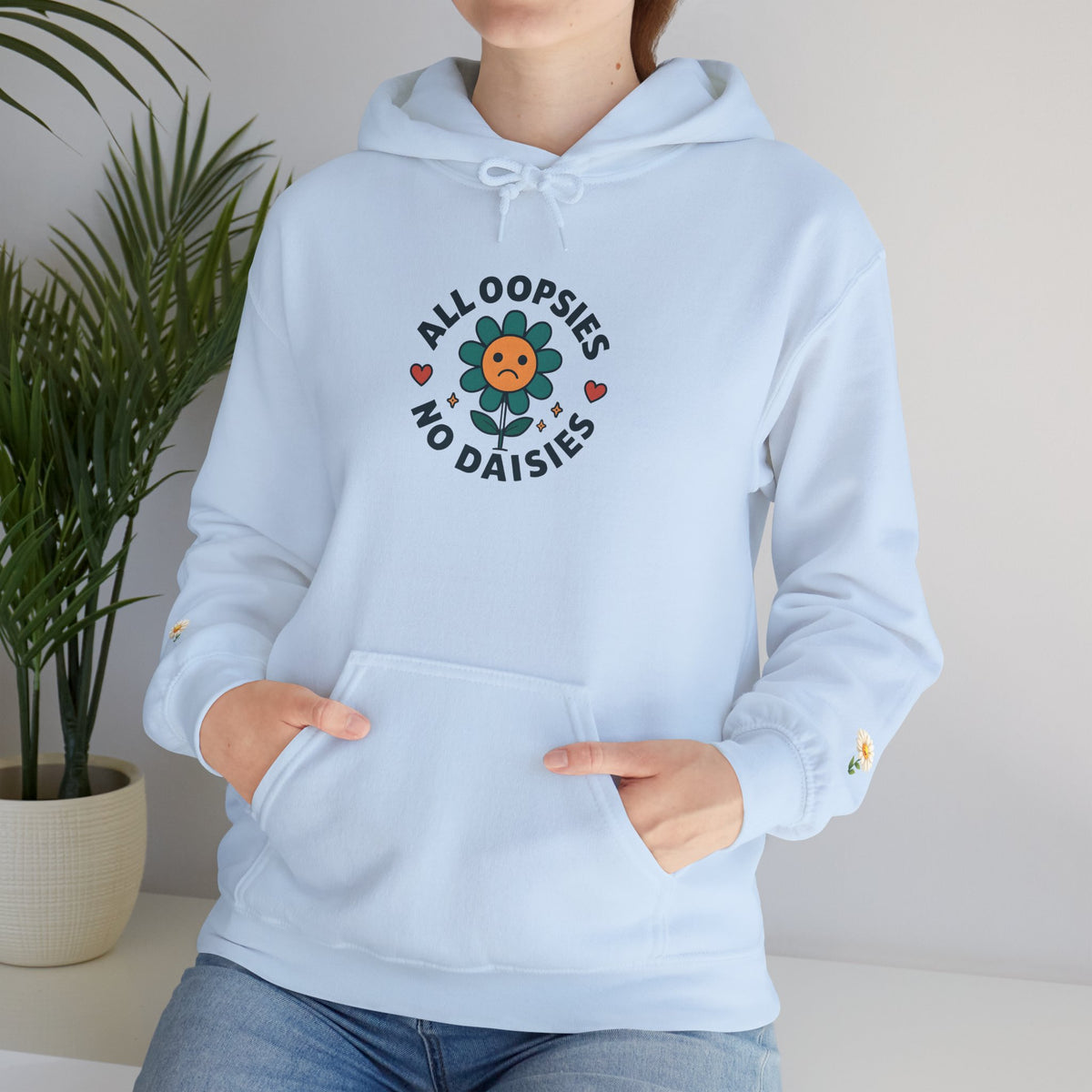 Psychedelic Floral Hoodie, Cozy Sweatshirt for Casual Style, Gift for Flower Lovers, Cute Streetwear, Spring Fashion, Art Tee
