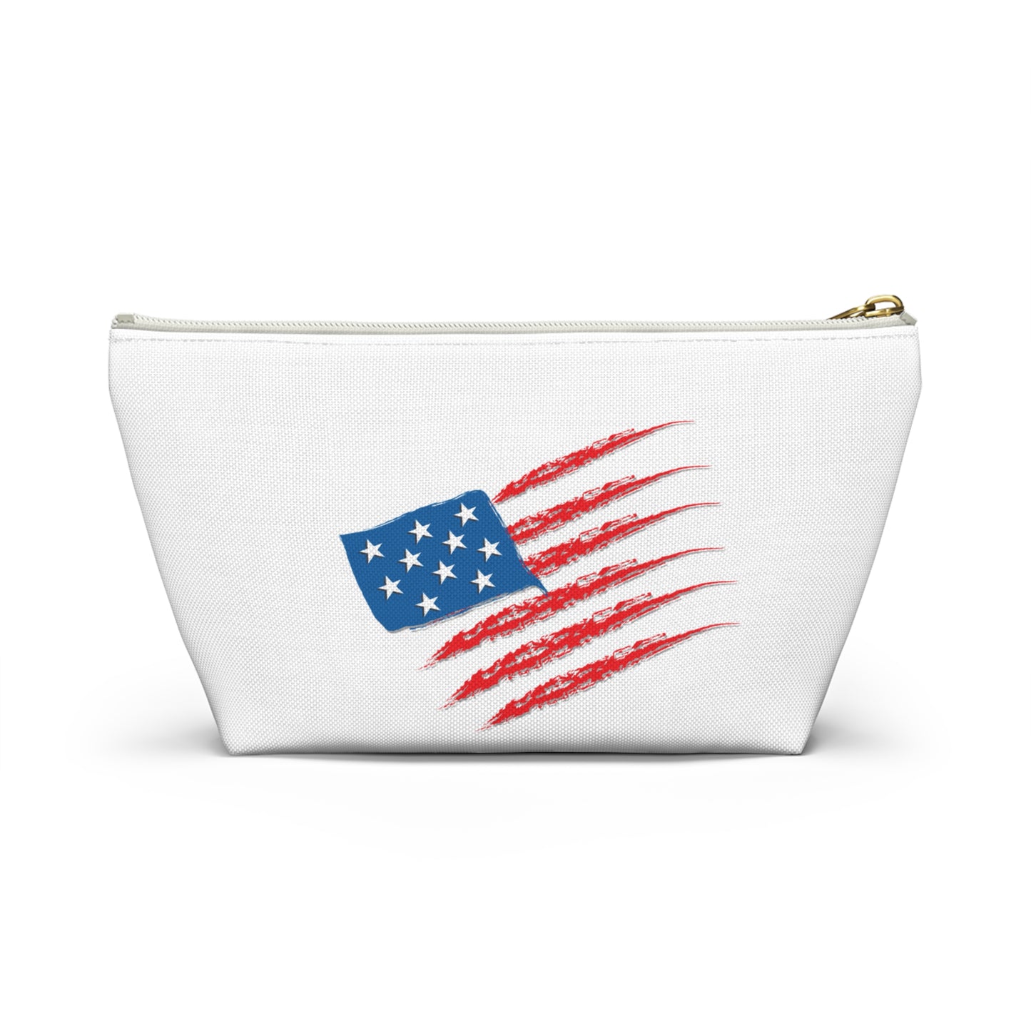 Patriotic Accessory Pouch | USA Flag Design for Everyday Use, Travel, Gifts, 4th of July, Memorial Day, Fun Accessories
