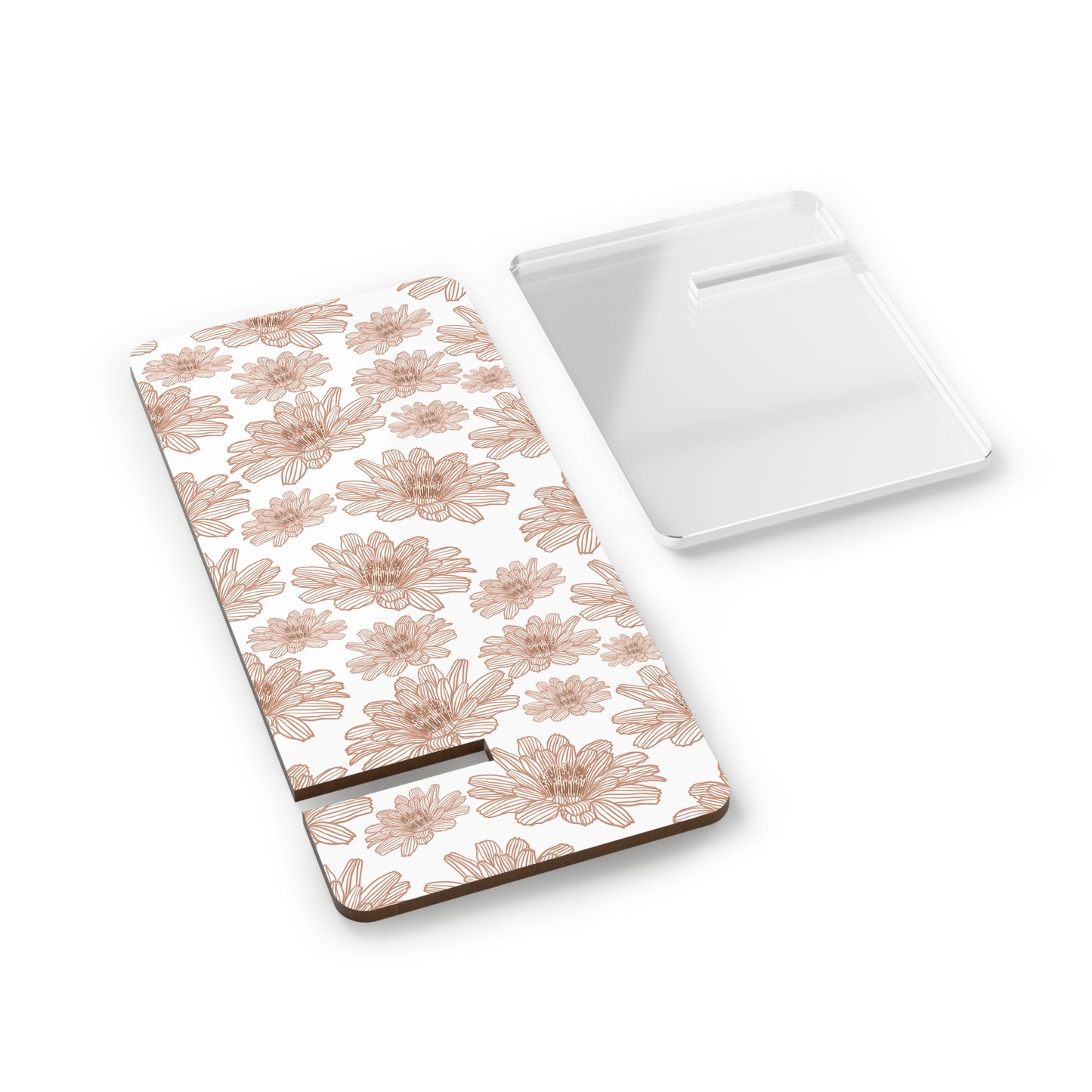 Floral Smartphone Stand, Elegant Phone Holder, Decorative Desk Accessory for Home & Office, Perfect Gift for Tech Lovers, Floral Design
