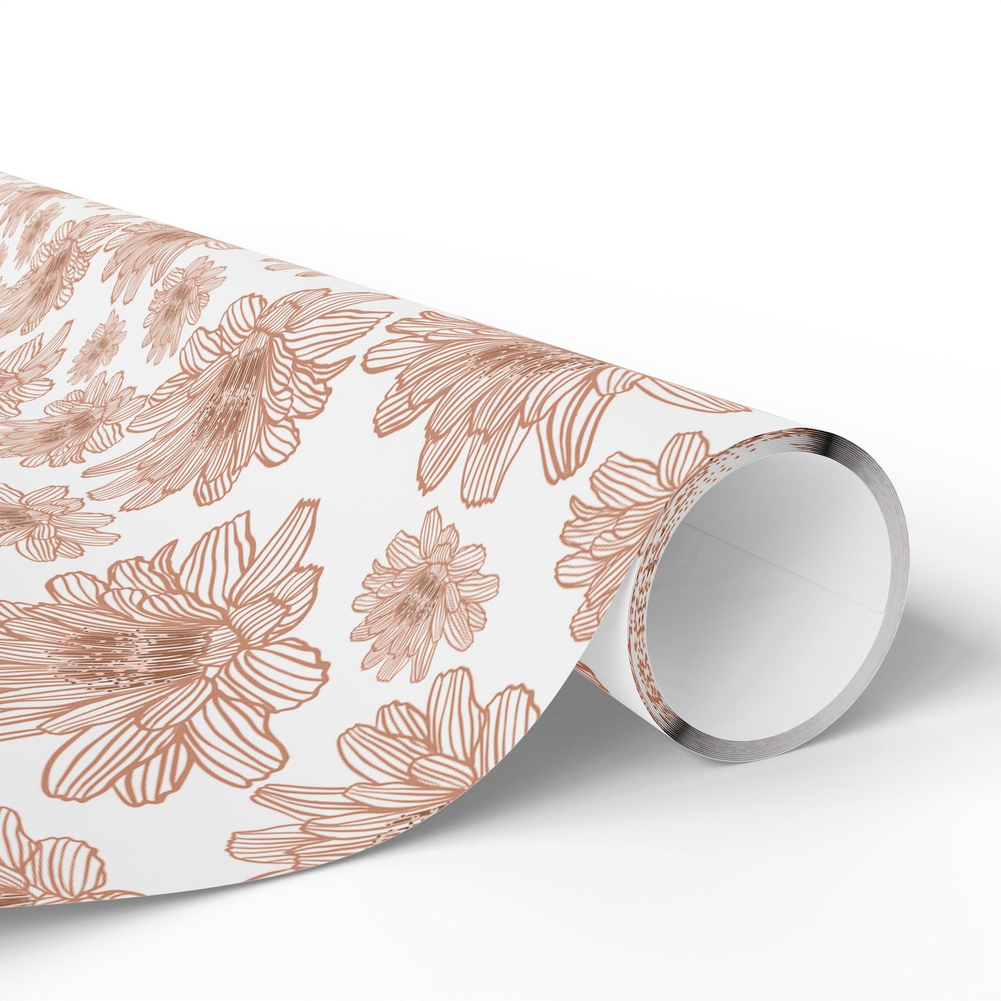 Elegant Floral Wrapping Paper, Gift Wrap for Birthdays, Weddings, Anniversaries, Holidays, Eco-Friendly Gift Wrap