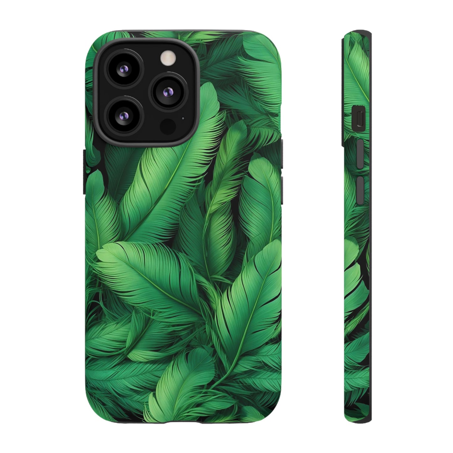 Tough Cases - Tropical Leaf Phone Case, Nature-inspired, Phone Accessory, Gift for Her, Jungle Theme, Eco-Friendly