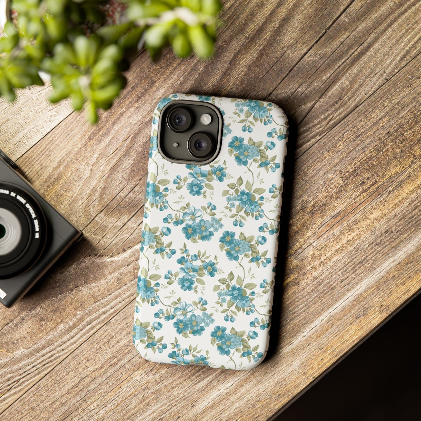 Floral Phone Case - Tough Cases, Durable Phone Cover, Cute Floral Design, Gift for Her, Trendy Phone Accessory, Spring Style