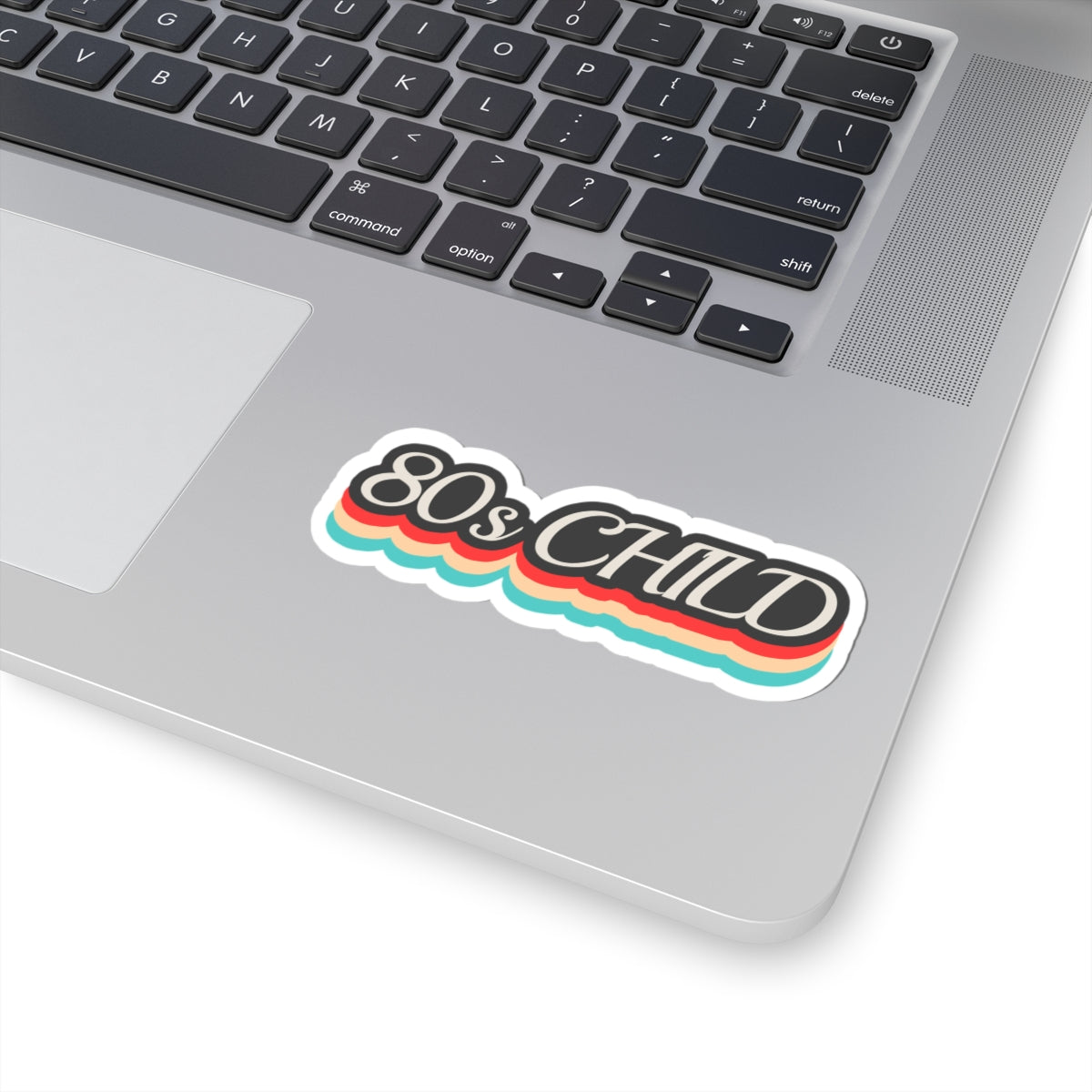 Retro 80s Child Kiss-Cut Stickers | Perfect for Laptops, Water Bottles, Notebooks, Gifts, and More