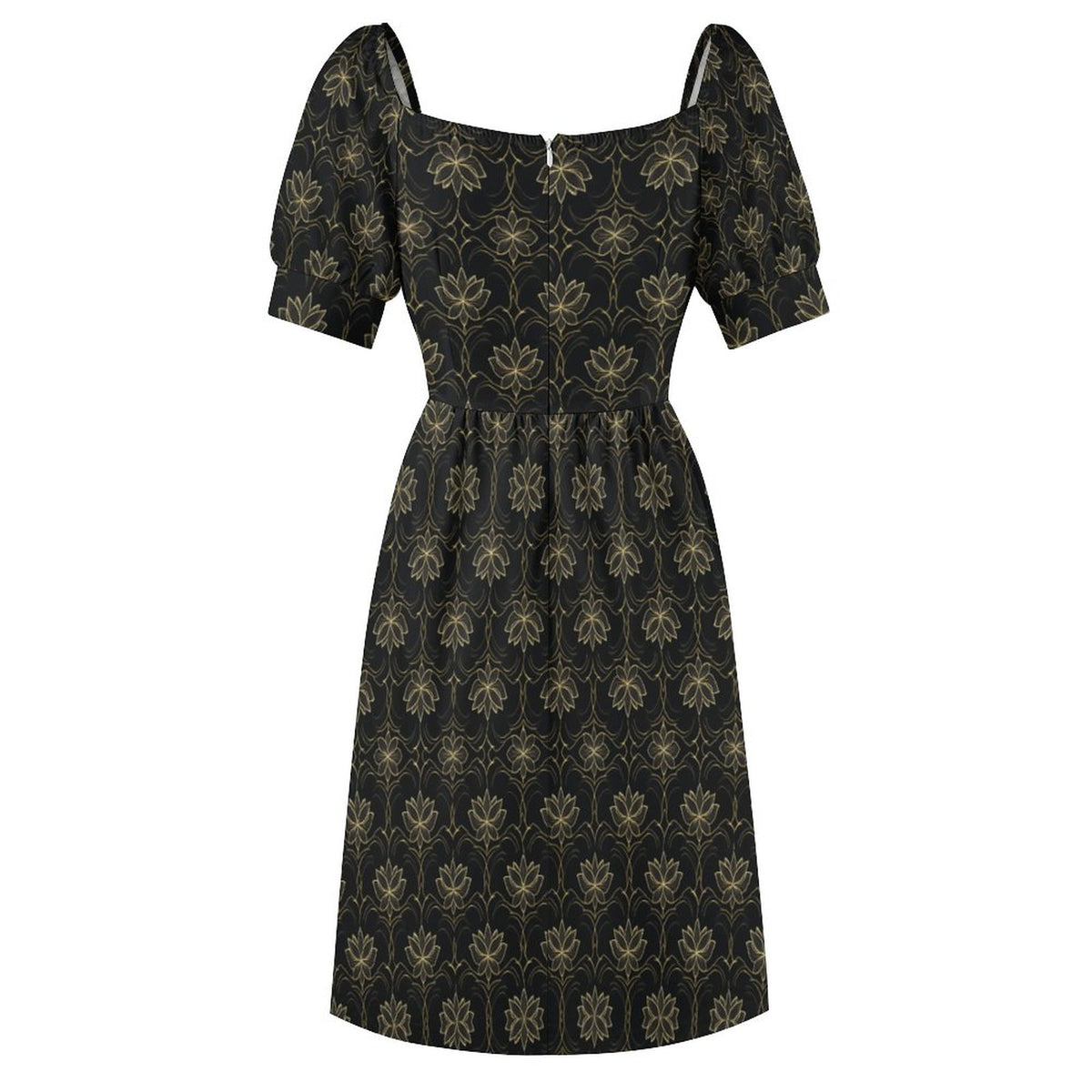 Short Sleeve V Neck Lovely Dress