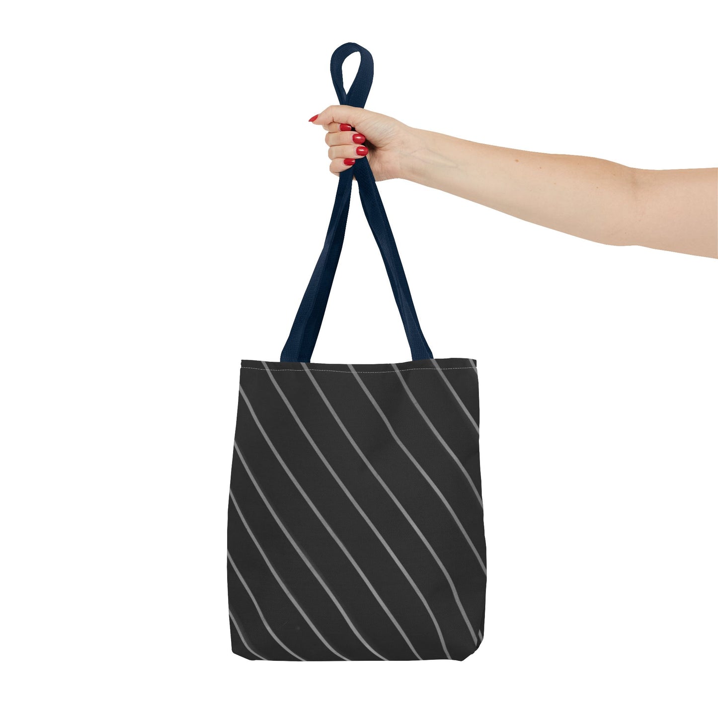 Stylish Striped Tote Bag, Fashionable Eco-Friendly Shopper