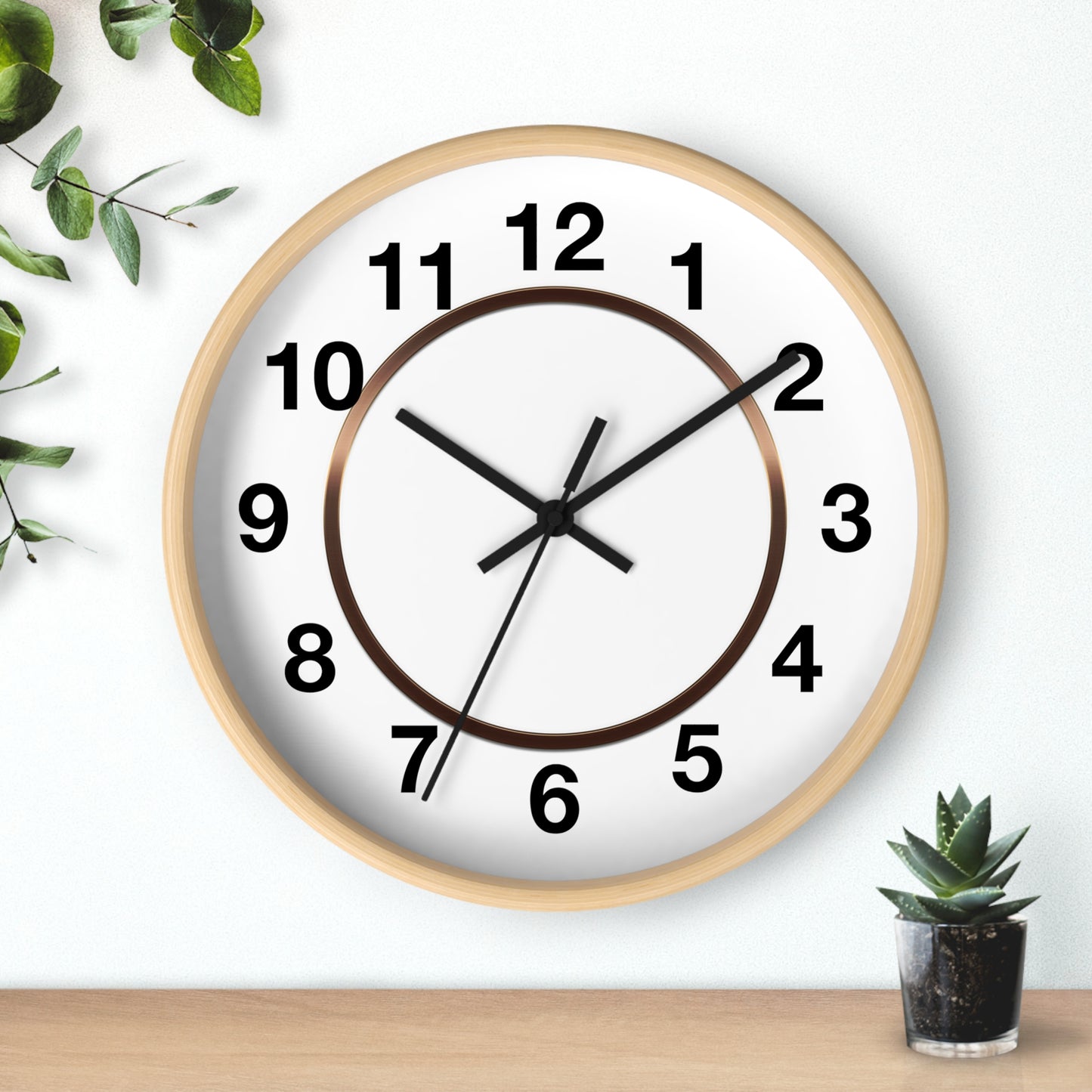 Elegant Minimalist Wall Clock for Modern Decor, Home Office Decor, Gift for Housewarming, Birthday Gift, Timeless Design