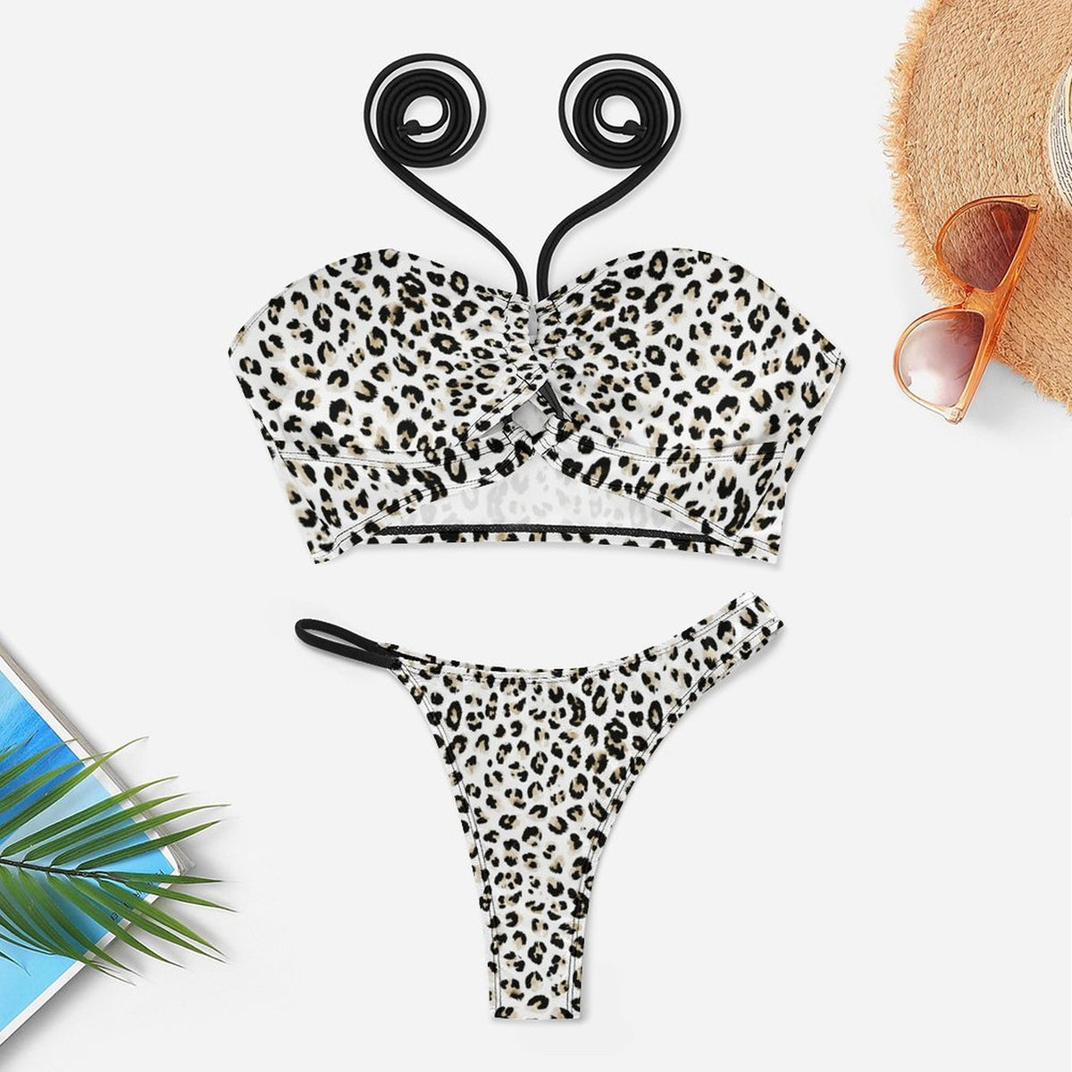 Cheetah Print Bikini Swimsuit