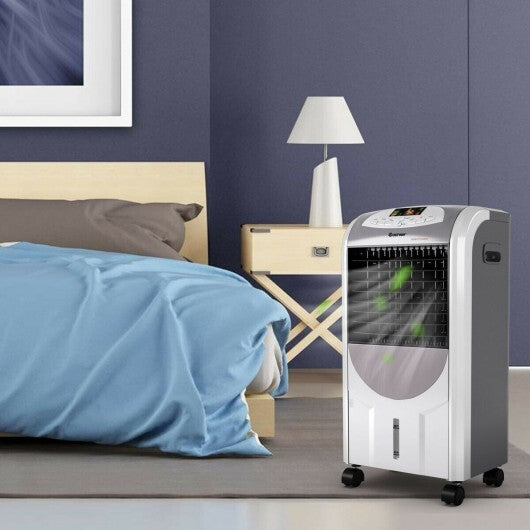 Portable Air Cooler Fan with Heater and Humidifier Function