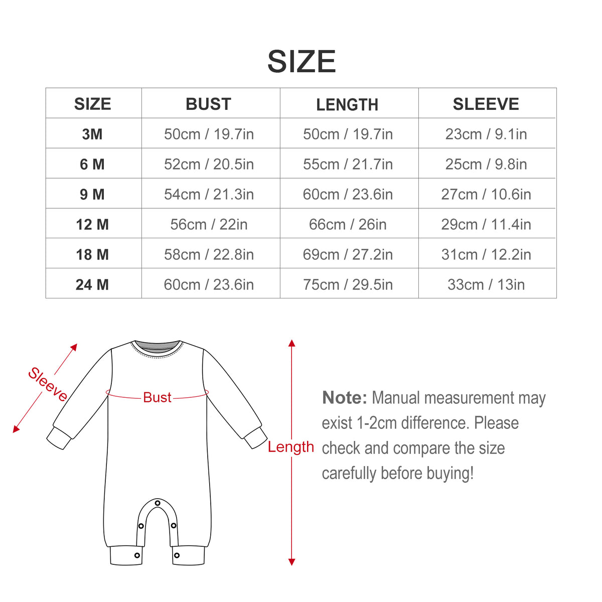 Rainbow Long Sleeve Baby Romper