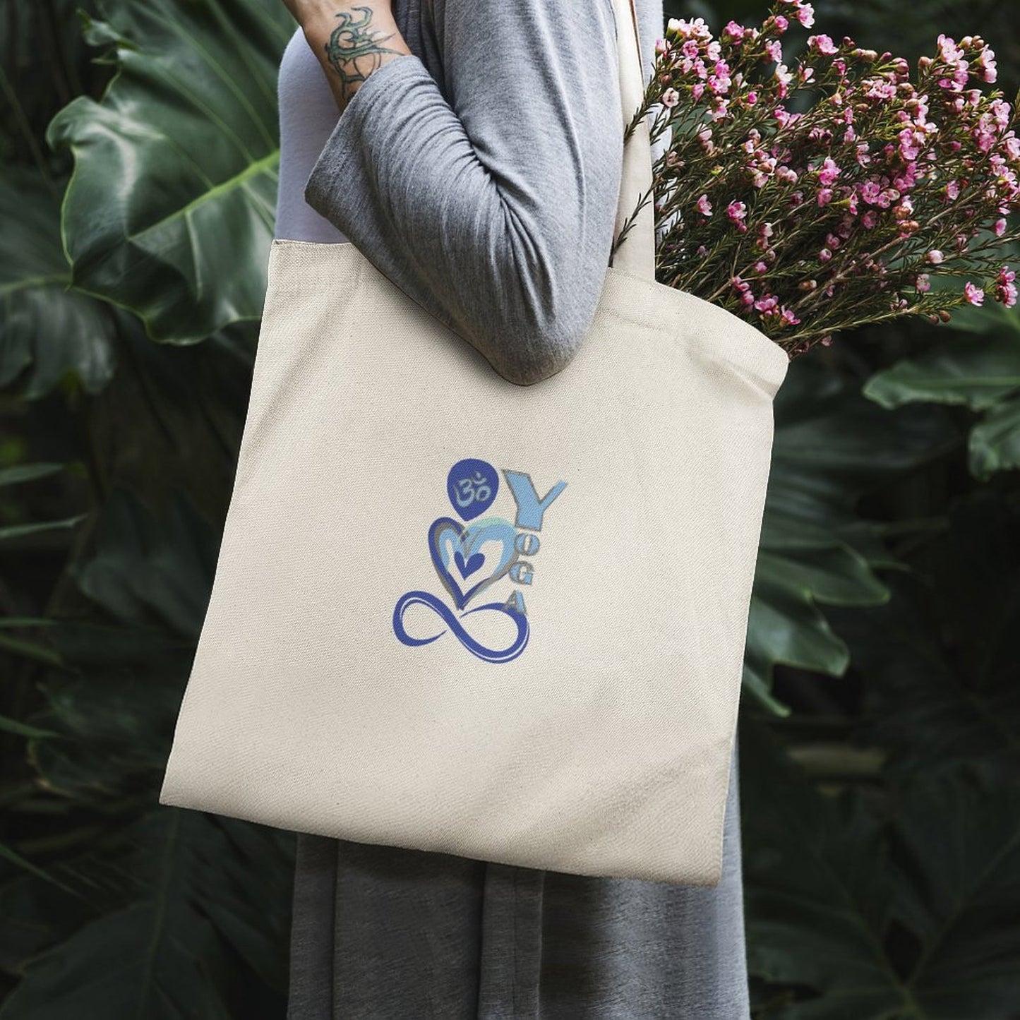 Canvas Tote Bag-13.4"x15.8"/34x40cm