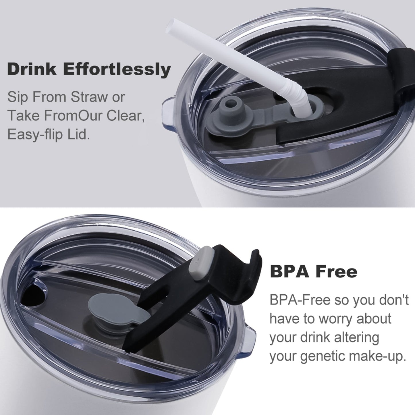 Car Travel Mug Set with Cleaning Kit (590ml/20oz)