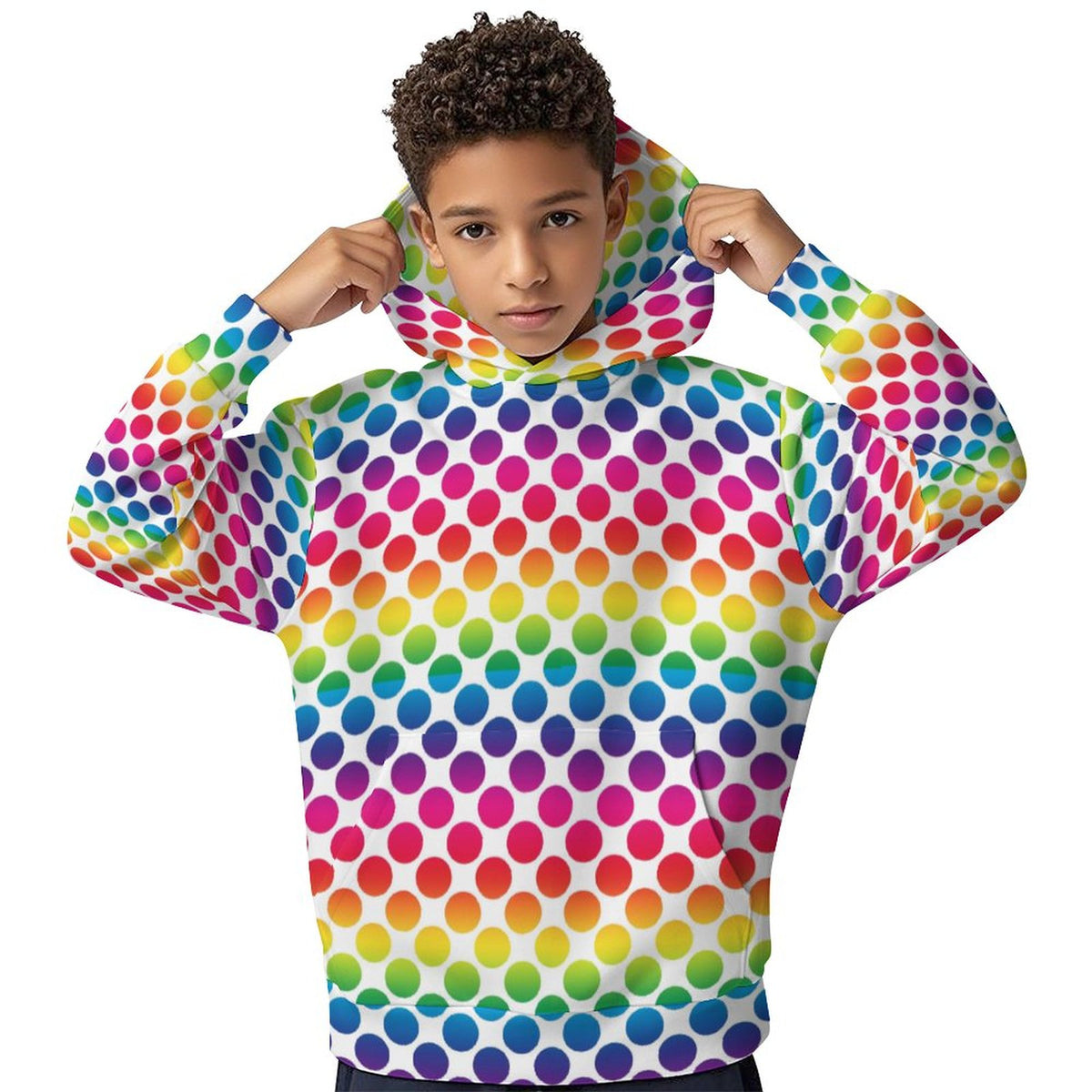 Children's Hooded Sweatshirt without Drawstrings
