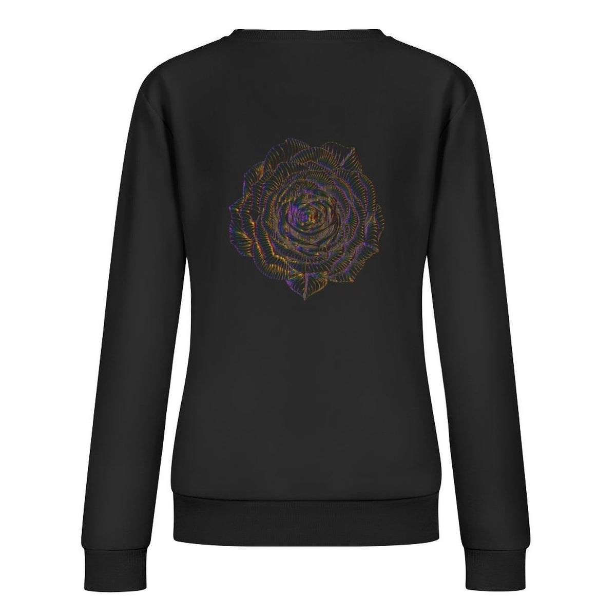 Women's Cute Sweatshirt (Back Printing)