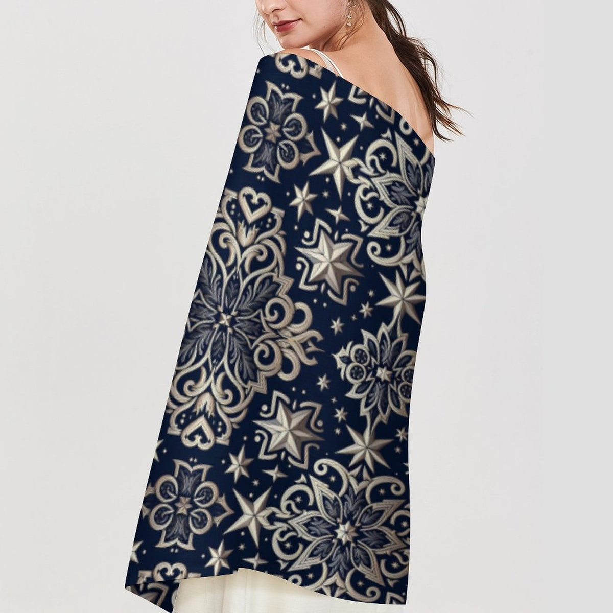 Cashmere-like Tassel Scarf