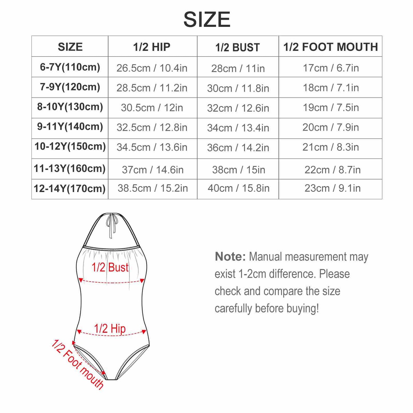 One-piece Sport Swimsuit for Girls(All-Over Printing)