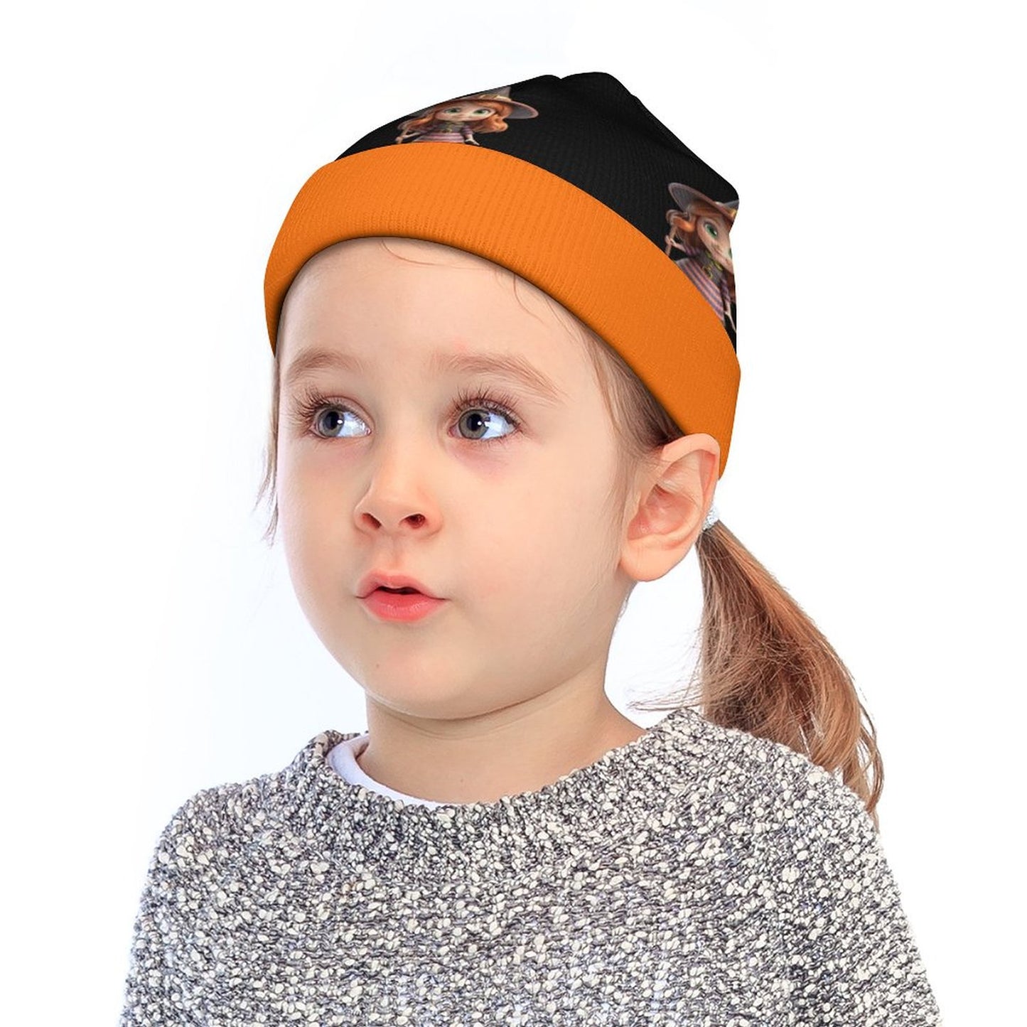Children's Knit Beanie Halloween