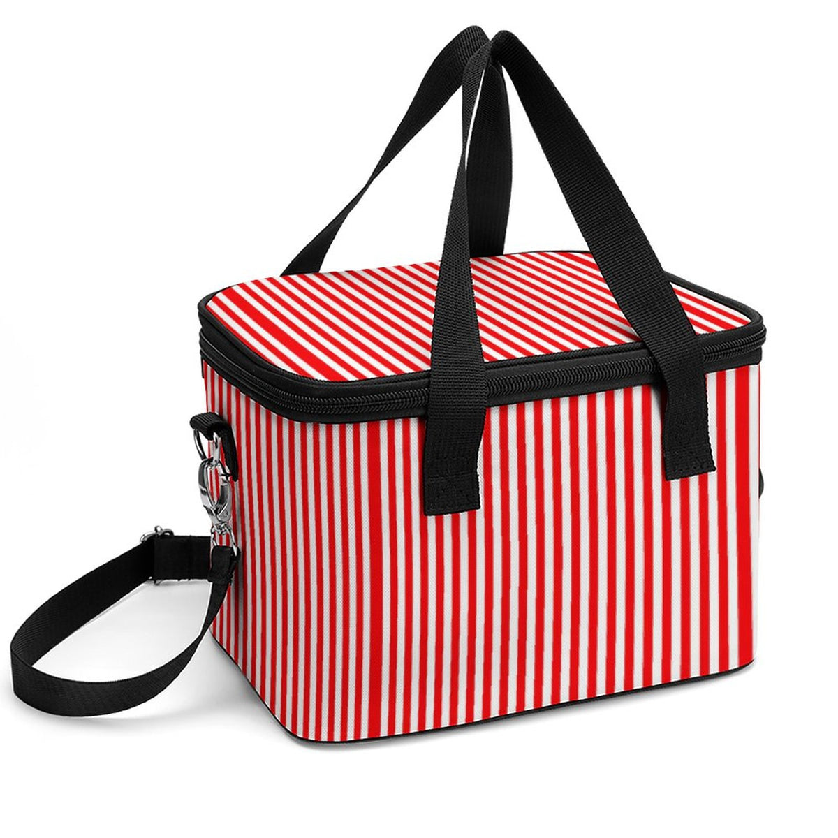 Portable Cooler/lunch bag - Red and white