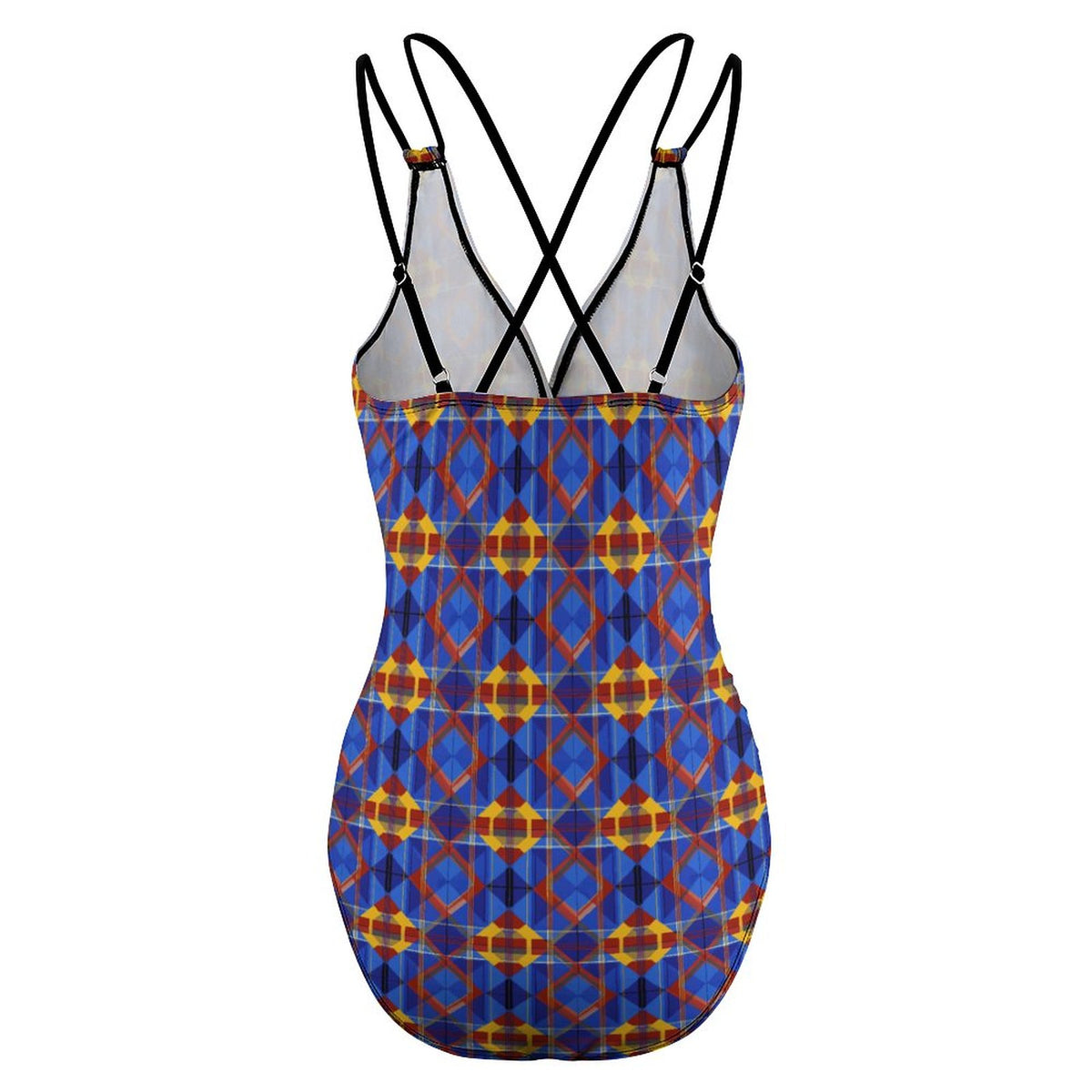 Women's One Piece Swimsuit Tummy Control V Neck Swimwear