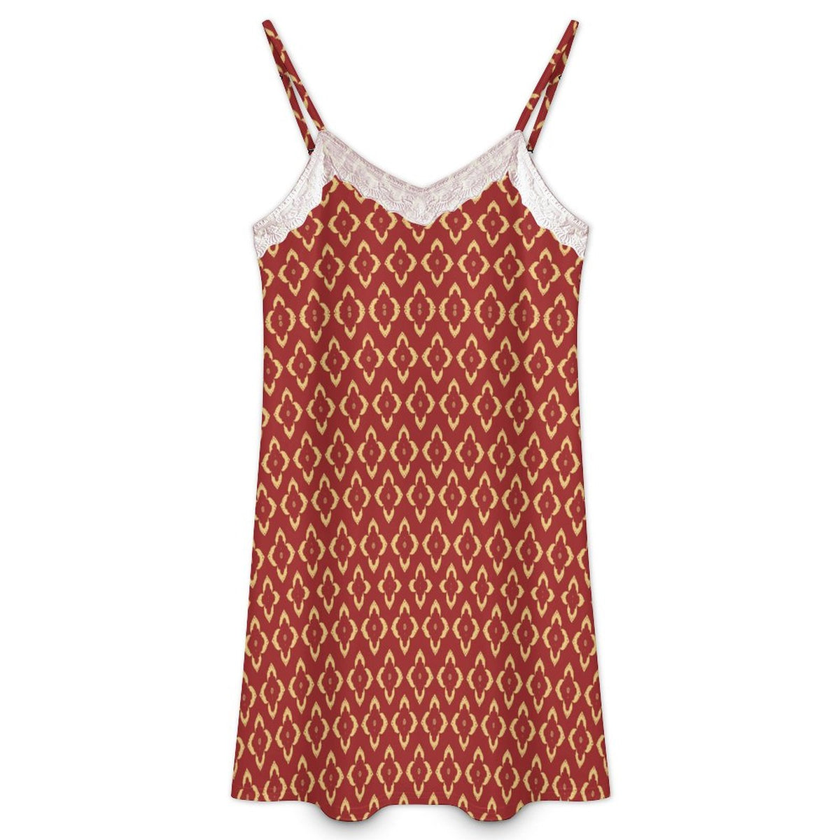 Beautiful Lace-Trimmed Camisole Nightgown