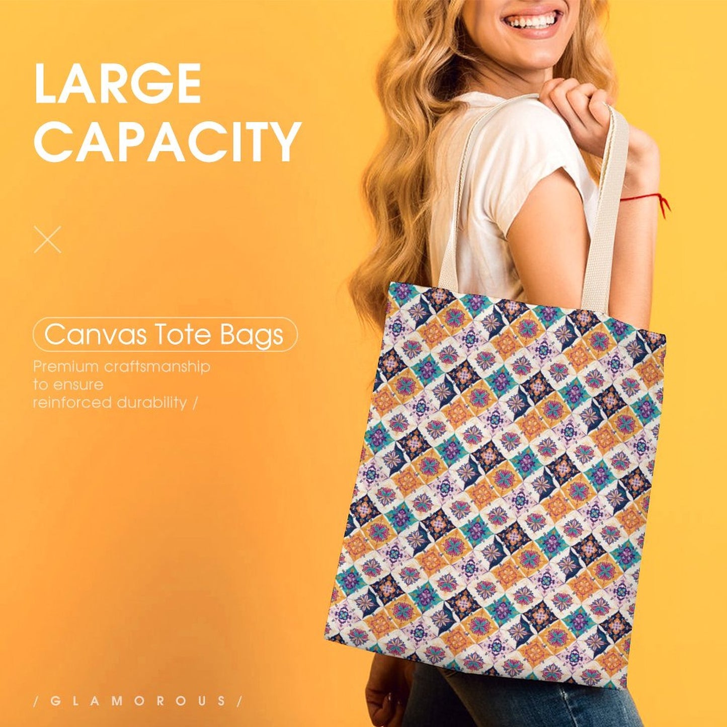 Tote Canvas Bag (Dual-sided Printing)