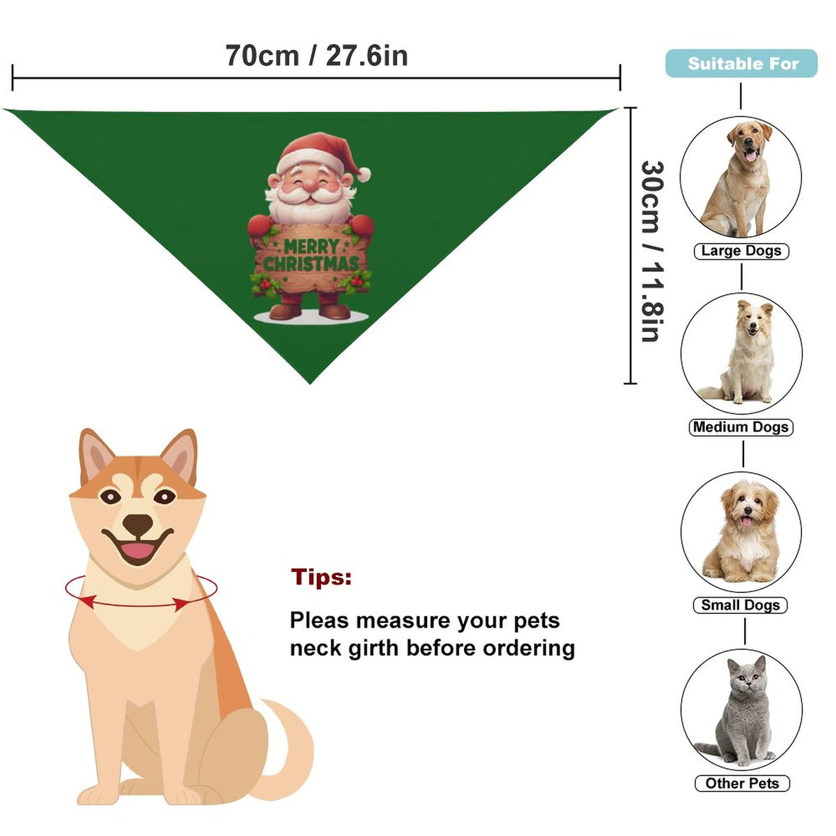Customised Dog Bandana