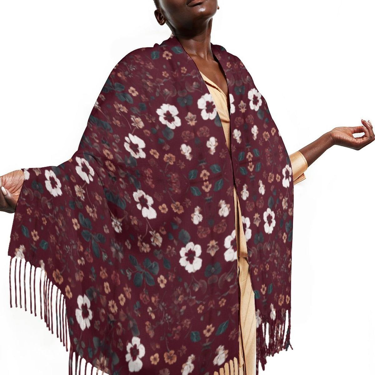 Cashmere-like Tassel Scarf