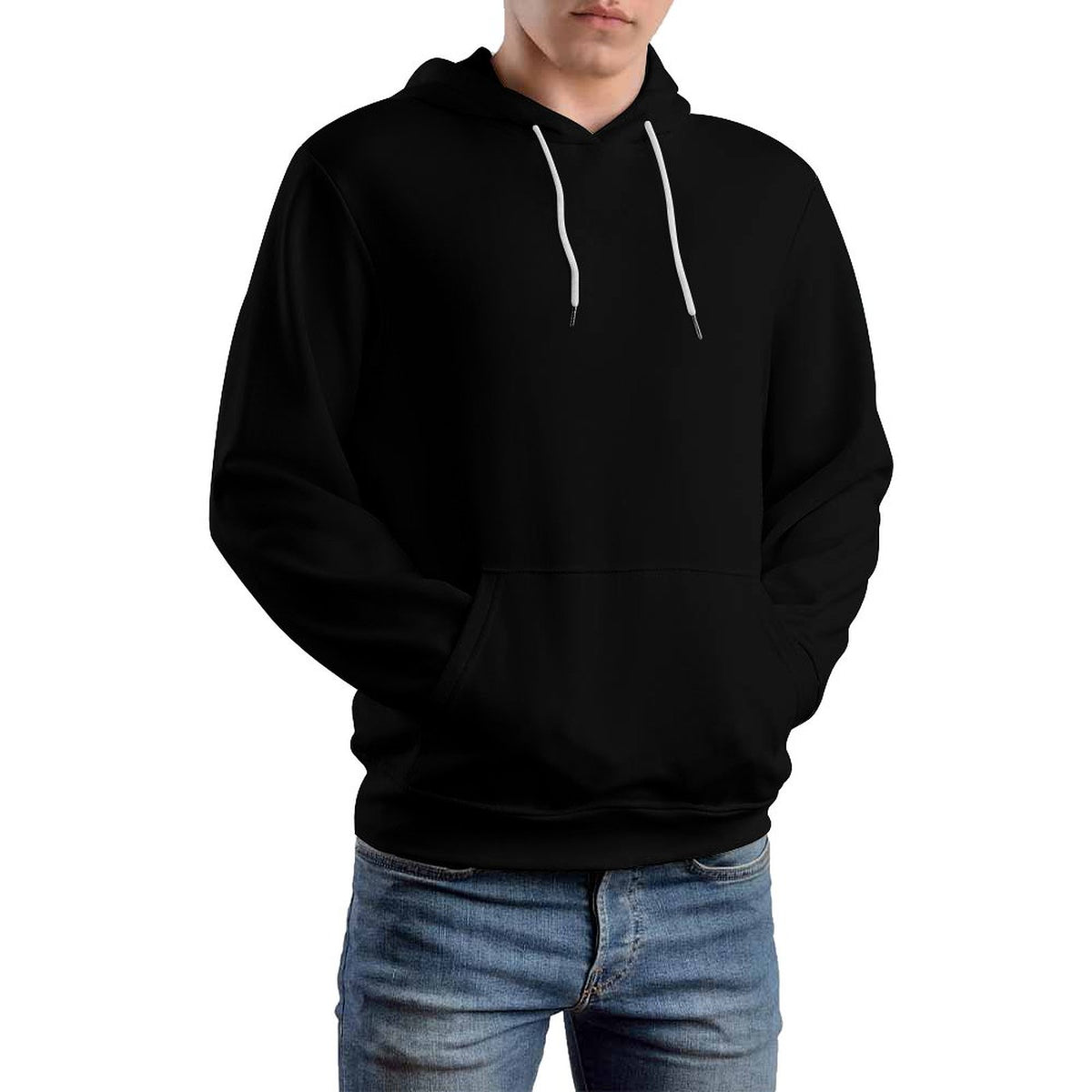 Cowboy Men's Cool Hoodie with Double-layer Cap