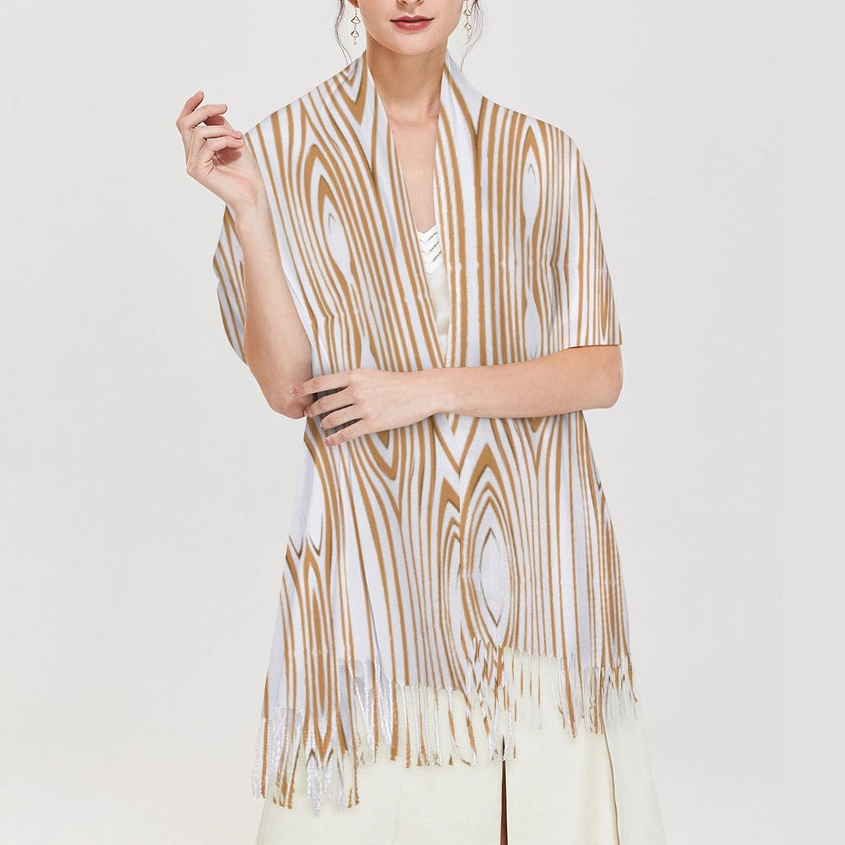Cashmere-like Tassel Scarf