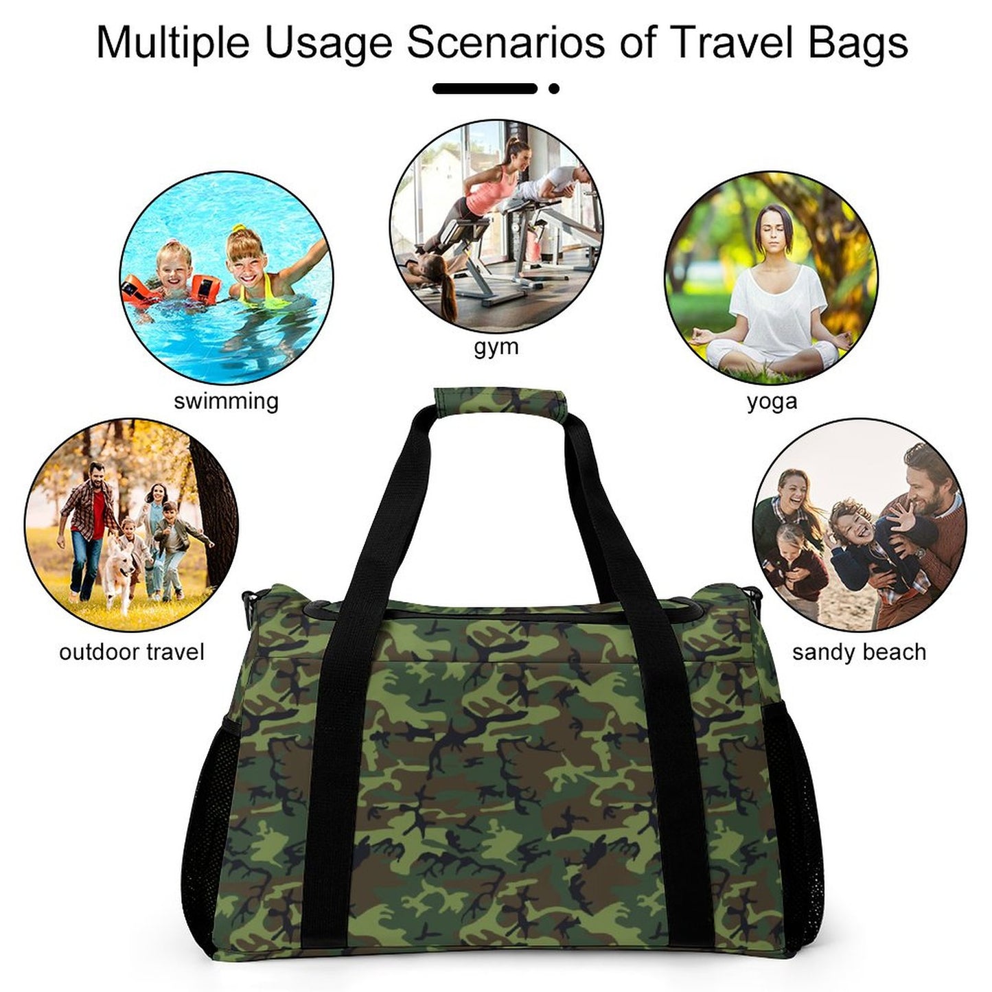 Travel Duffel Bag - Camo