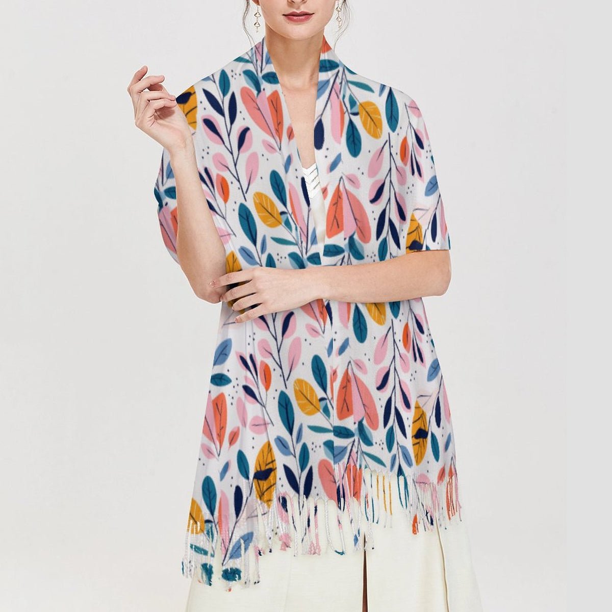 Cashmere-like Tassel Scarf