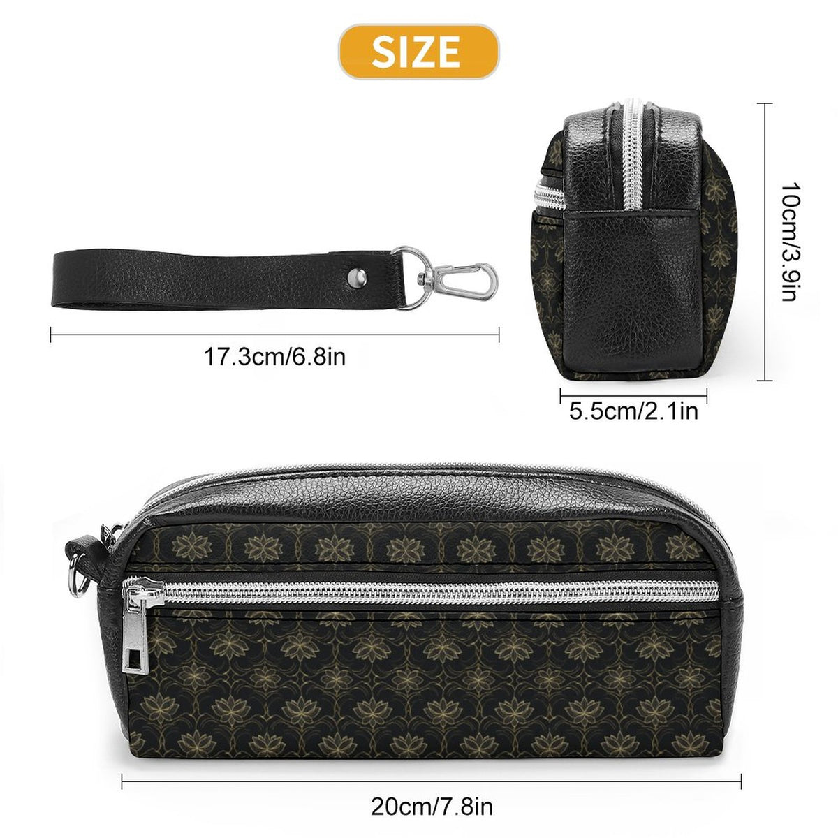 Versatile Cosmetic Bag & Pencil Case Pouch