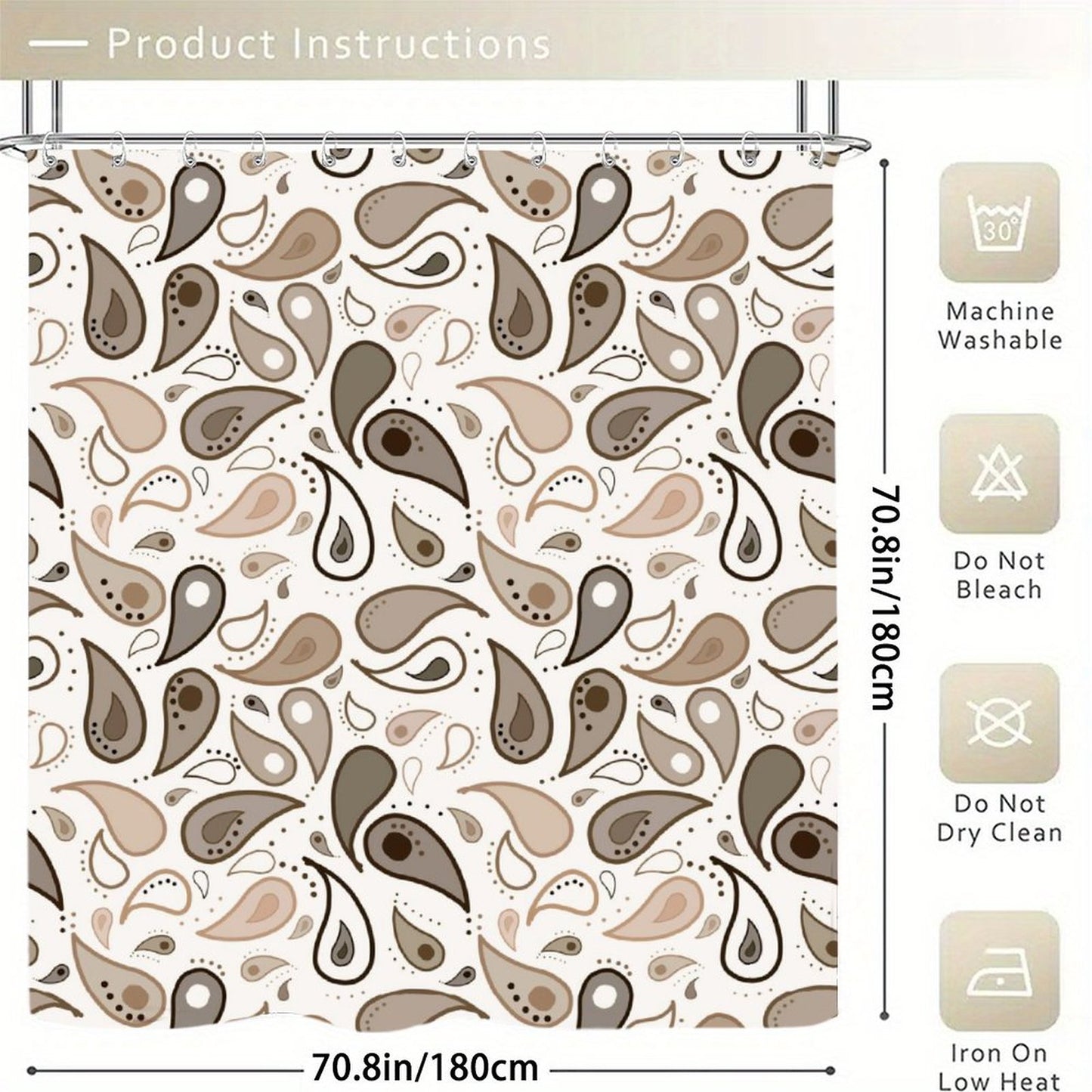 Waterproof Shower Curtain