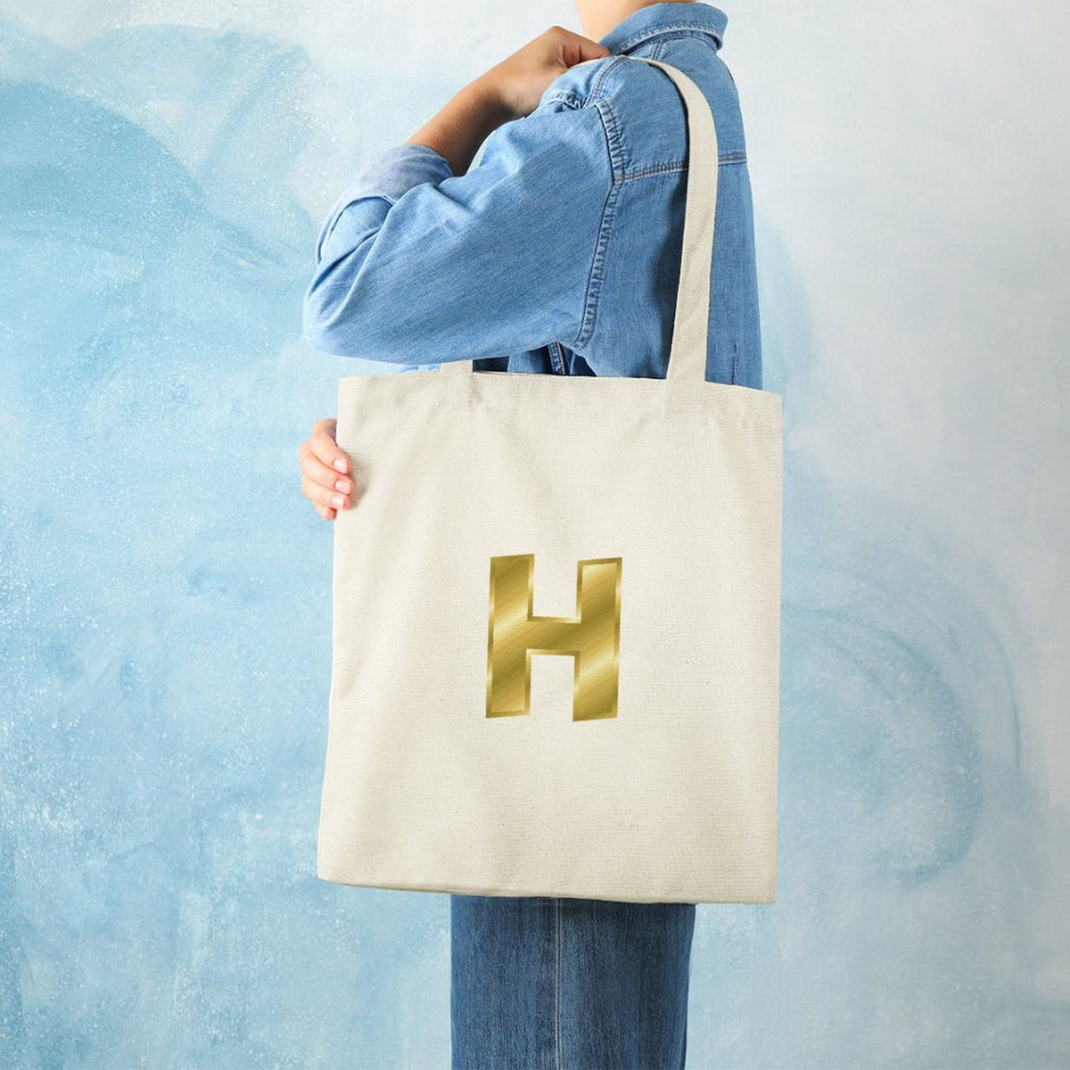 Canvas Tote Bag-13.4"x15.8"/34x40cm