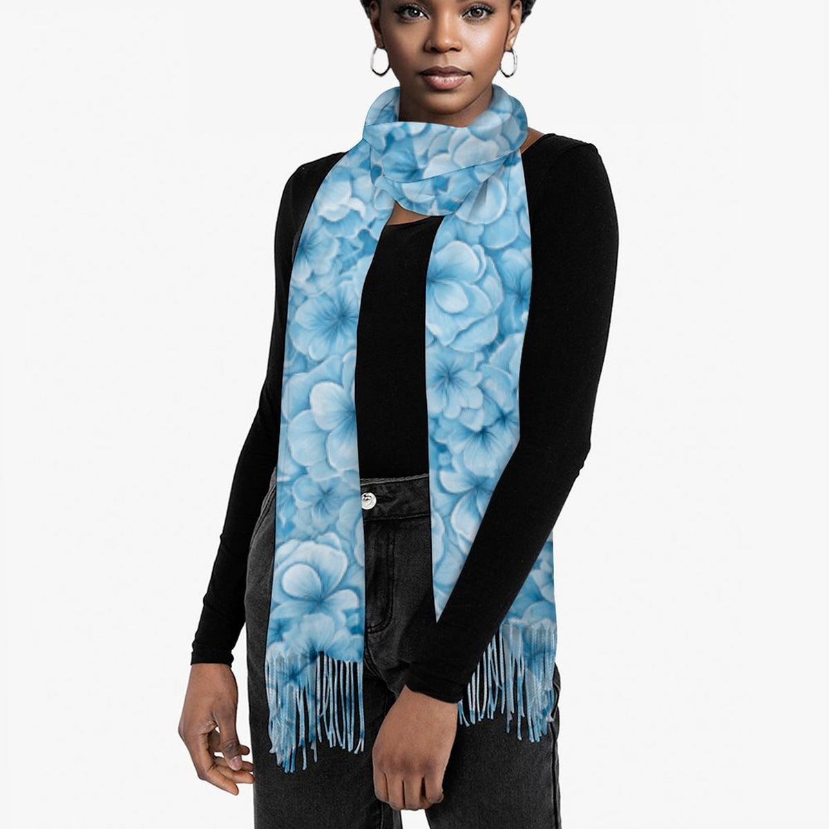 Cashmere-like Tassel Scarf