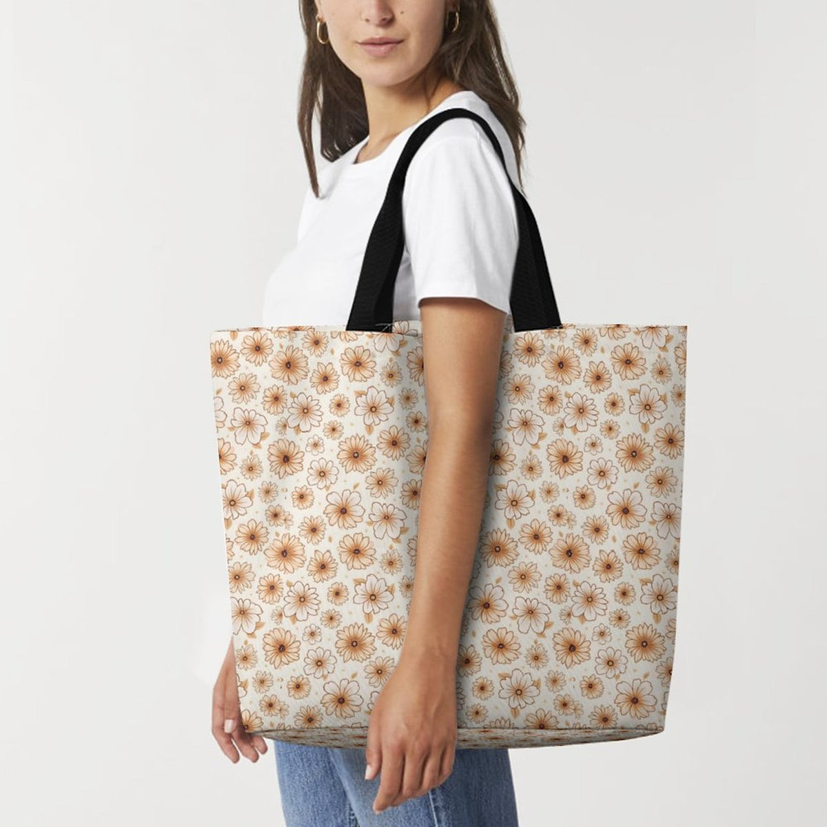 Large One Shoulder Shopping Bag