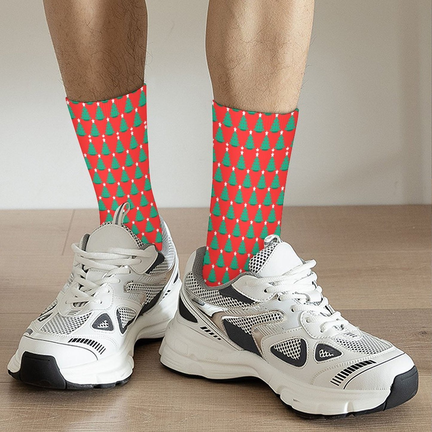 Personalized Contrast Color Socks for Adults