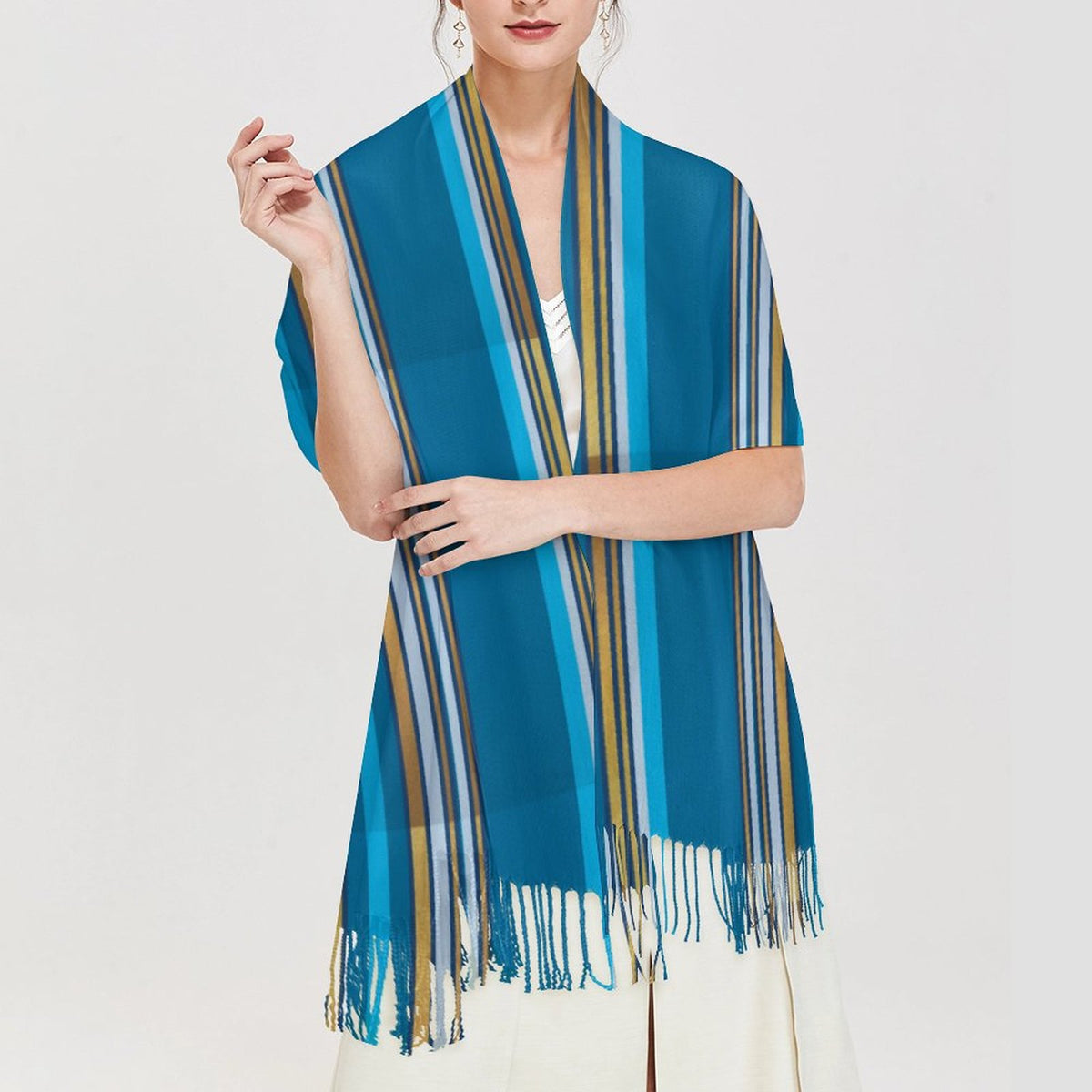 Cashmere-like Tassel Scarf