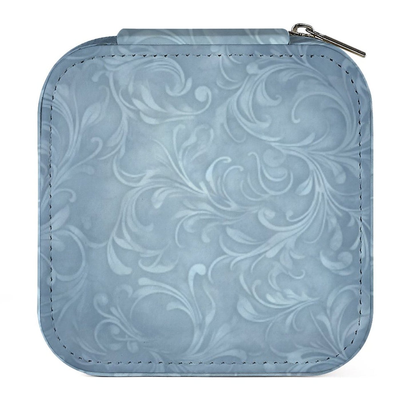 Box Organizer for Jewelry - Blue Swirls