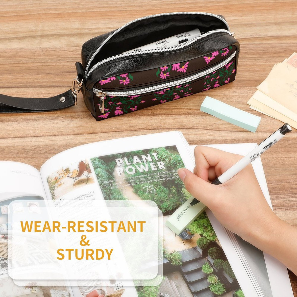 Versatile Cosmetic Bag & Pencil Case Pouch