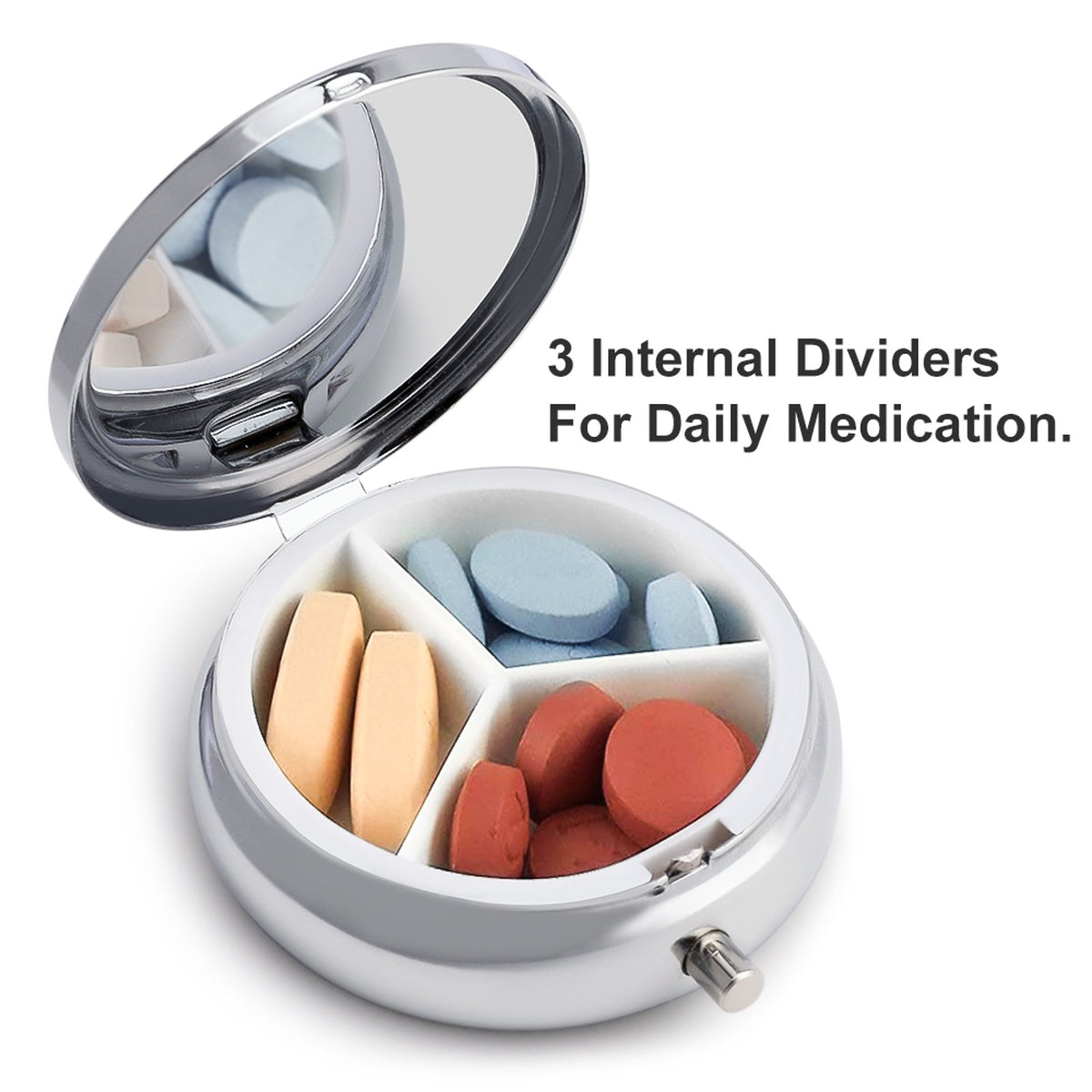 Round Pill Box-1PC