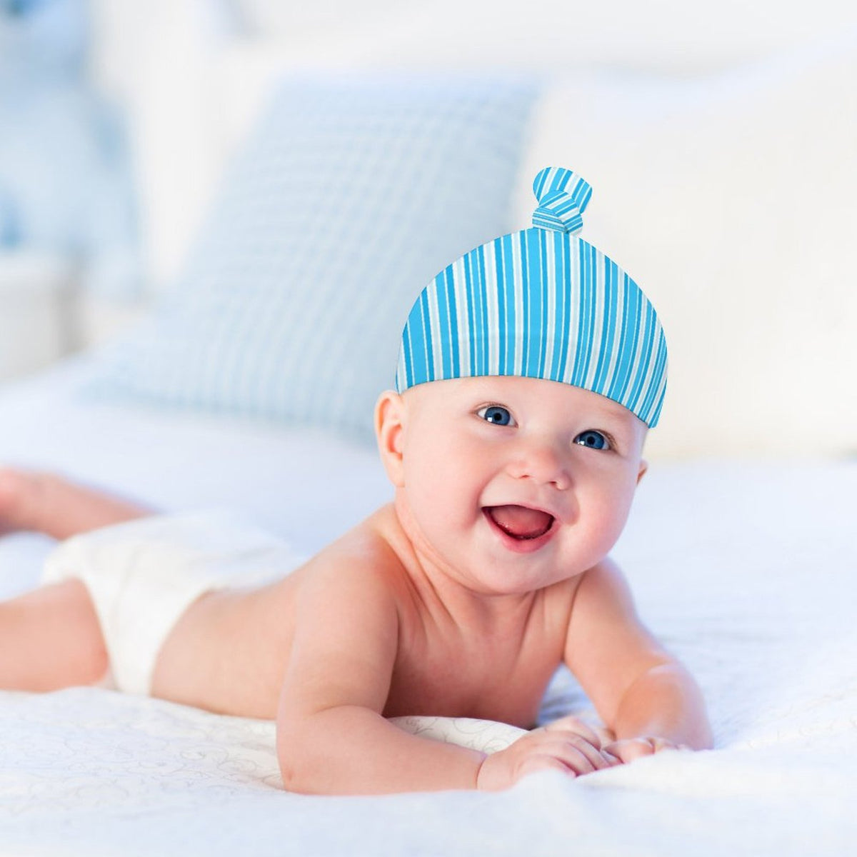 Top Knot Hat for Baby (A Set of 2)