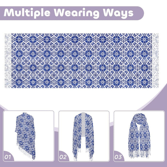 Cashmere-like Tassel Scarf