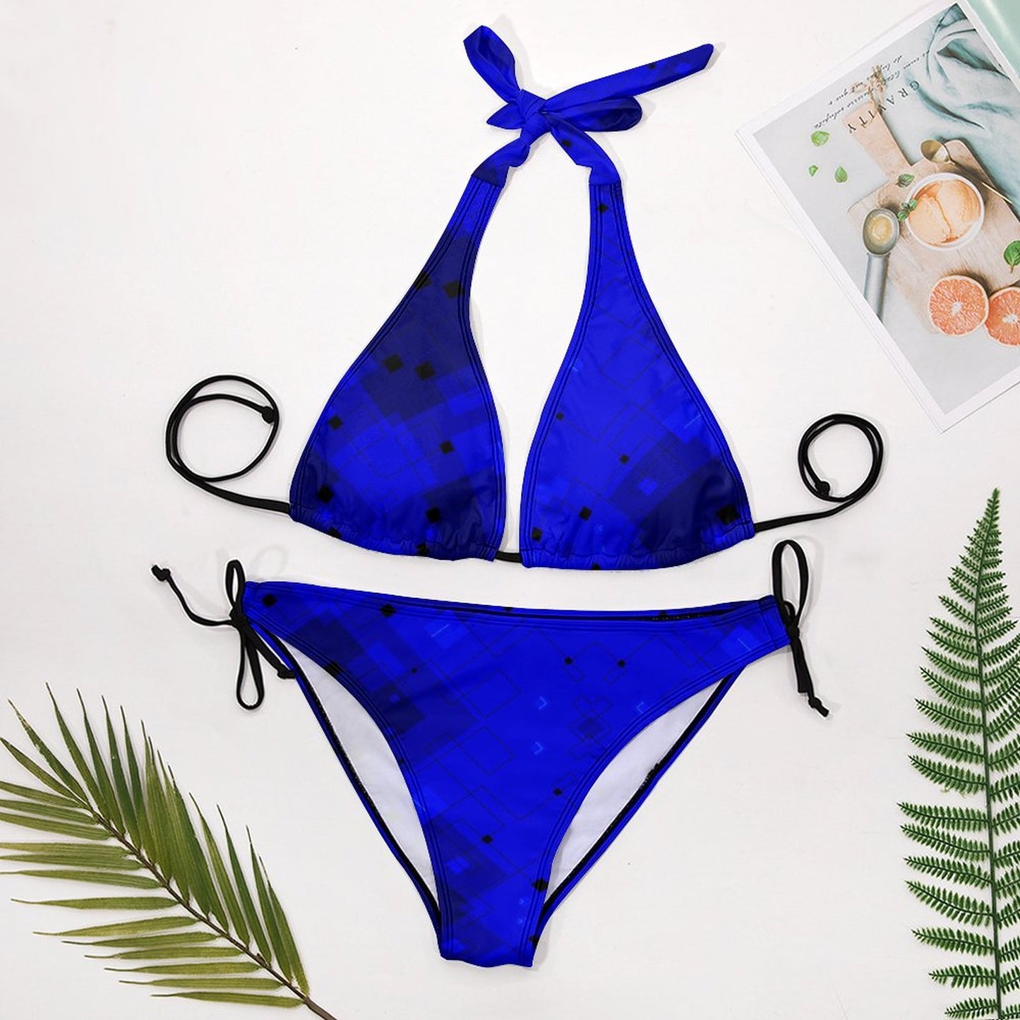 Two Piece Halter Swimsuit