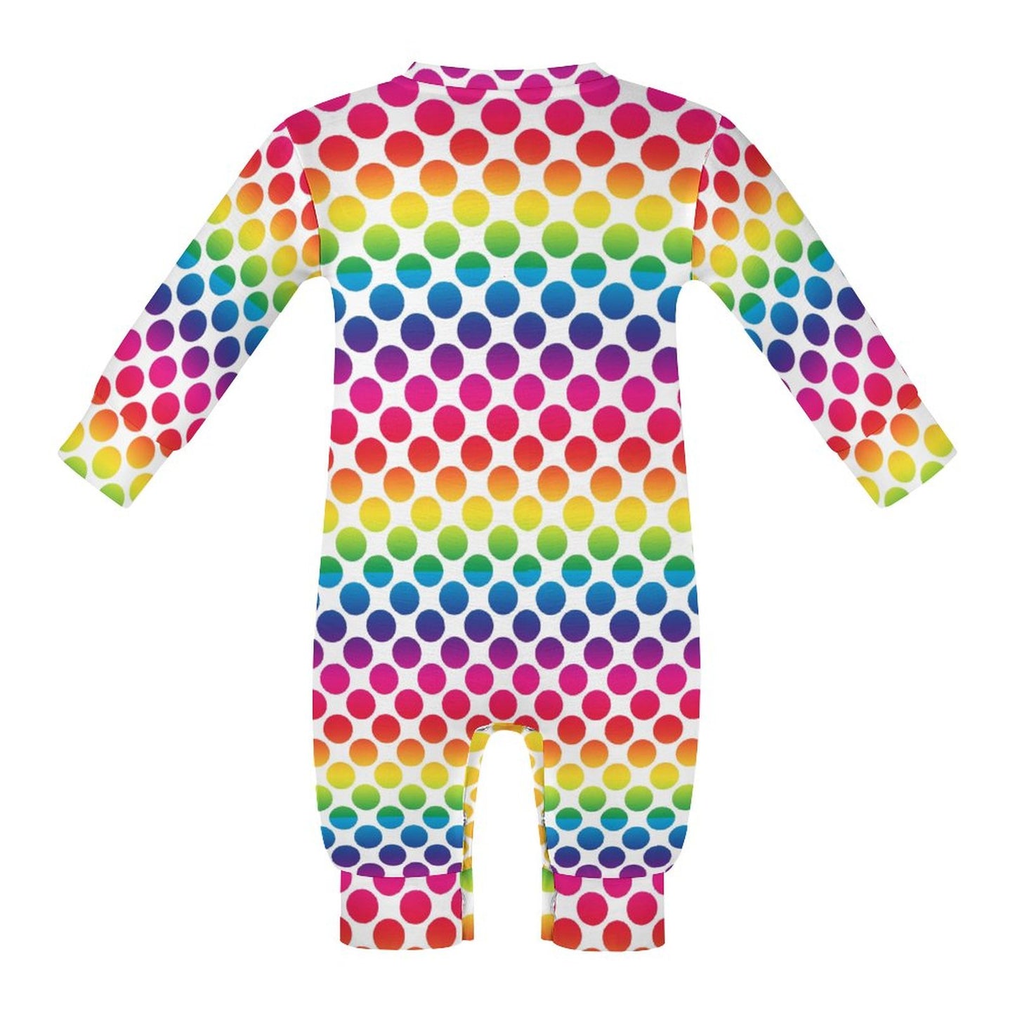 Rainbow Long Sleeve Baby Romper