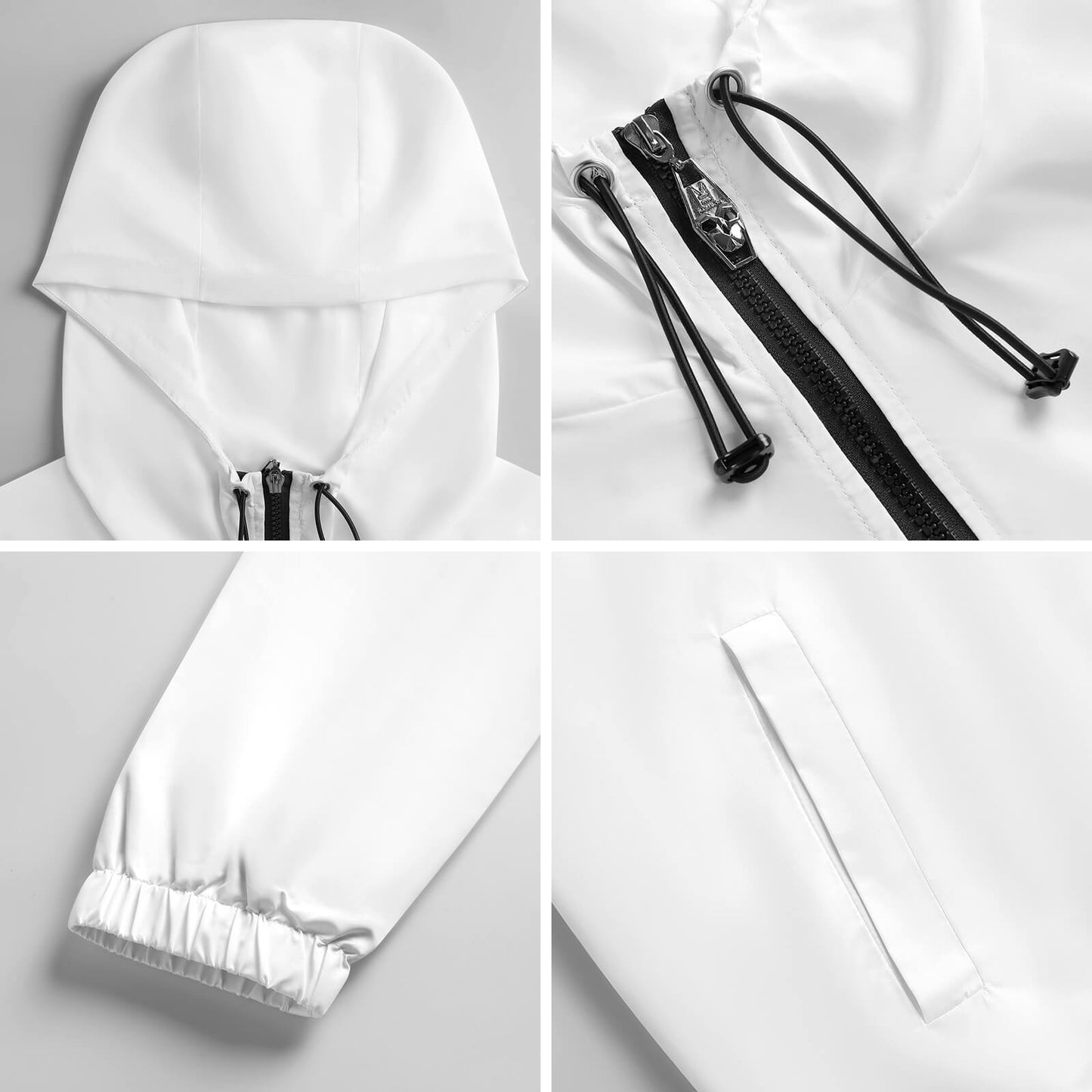 Hooded Short Trench Coat